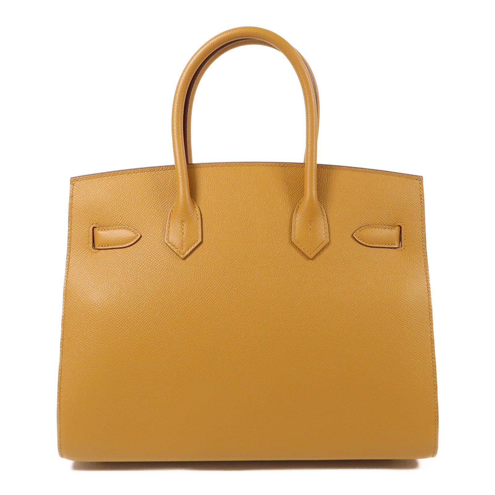 HERMES Epsom皮革Birkin 30金扣手挽袋Sesame