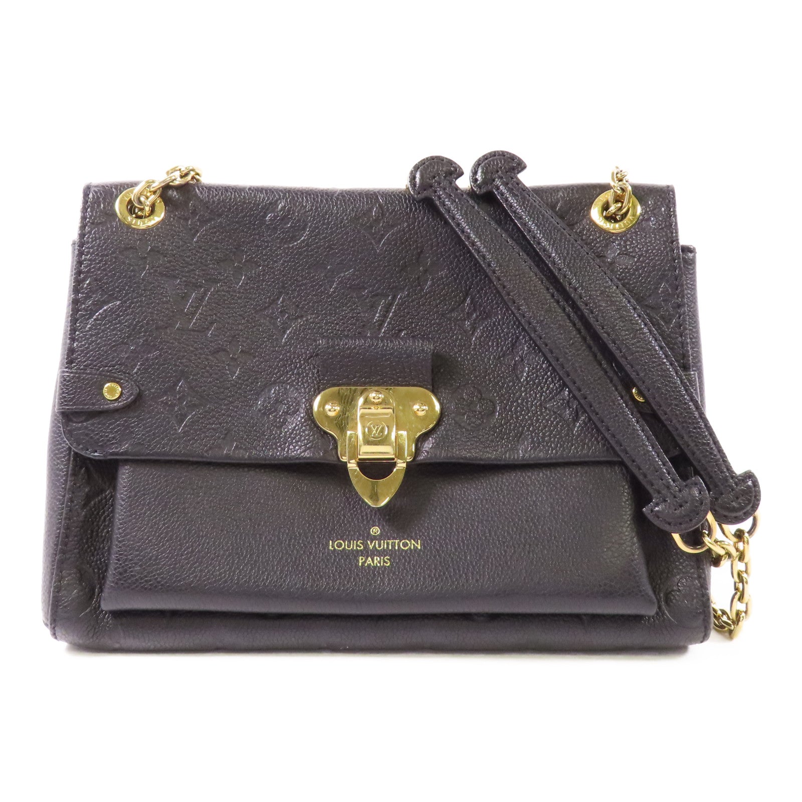 LOUIS VUITTON LV GHW Vavin PM Shoulder Bag M44151 Monogram Empreinte Black