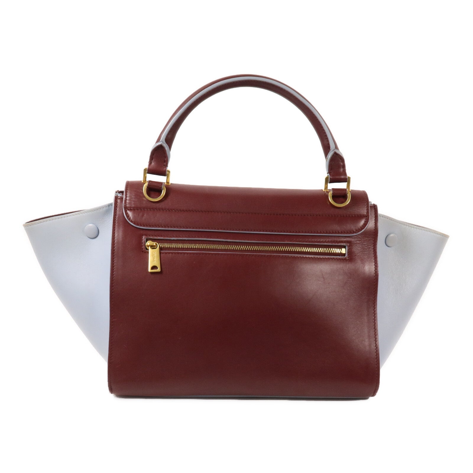 CELINE 牛皮皮革Trapeze Small手挽肩背兩用袋