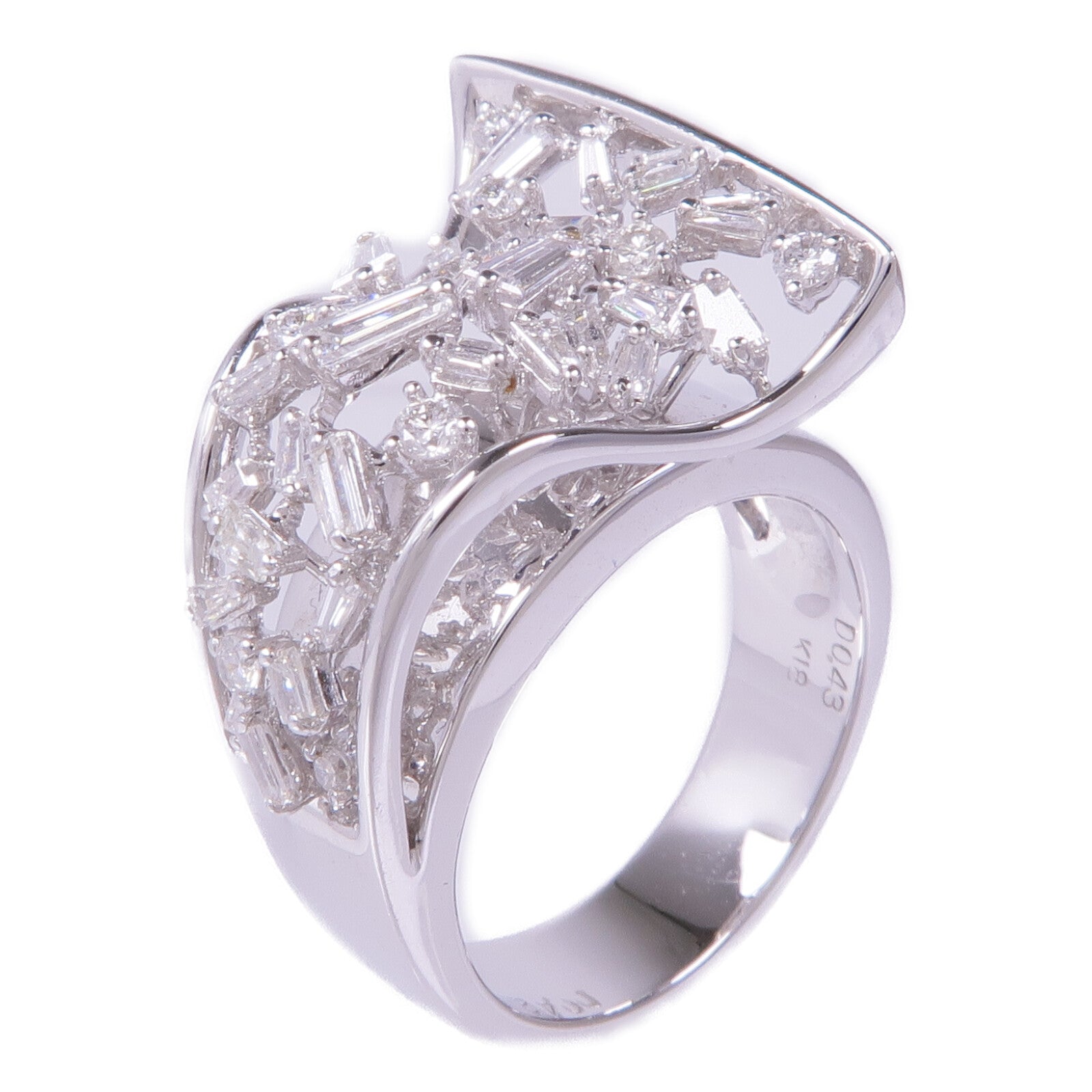 JEWELRY 18K白金Diamond Ring鑽石戒指US#6