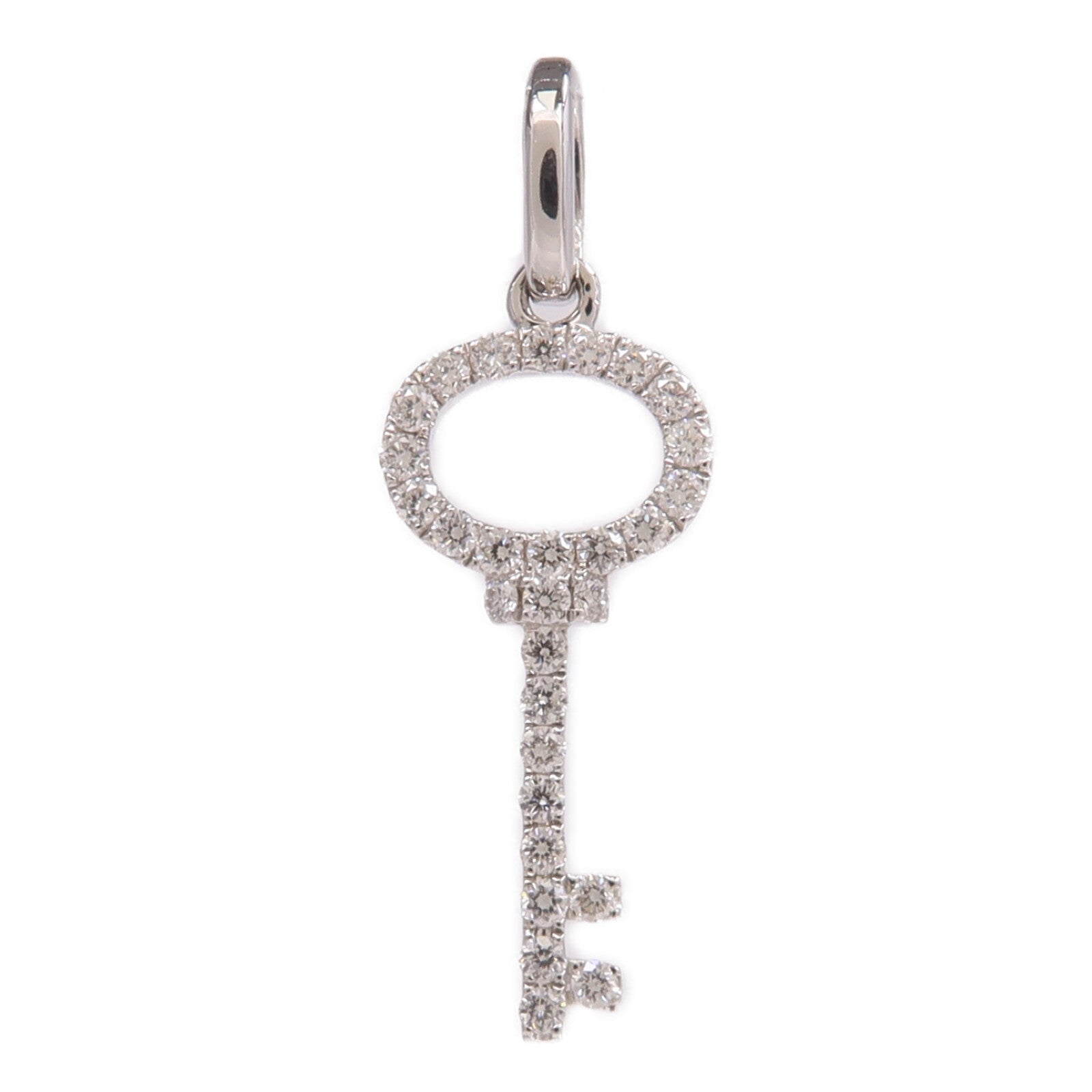 JEWELRY 18K白金Pendant Top鑽石吊墜
