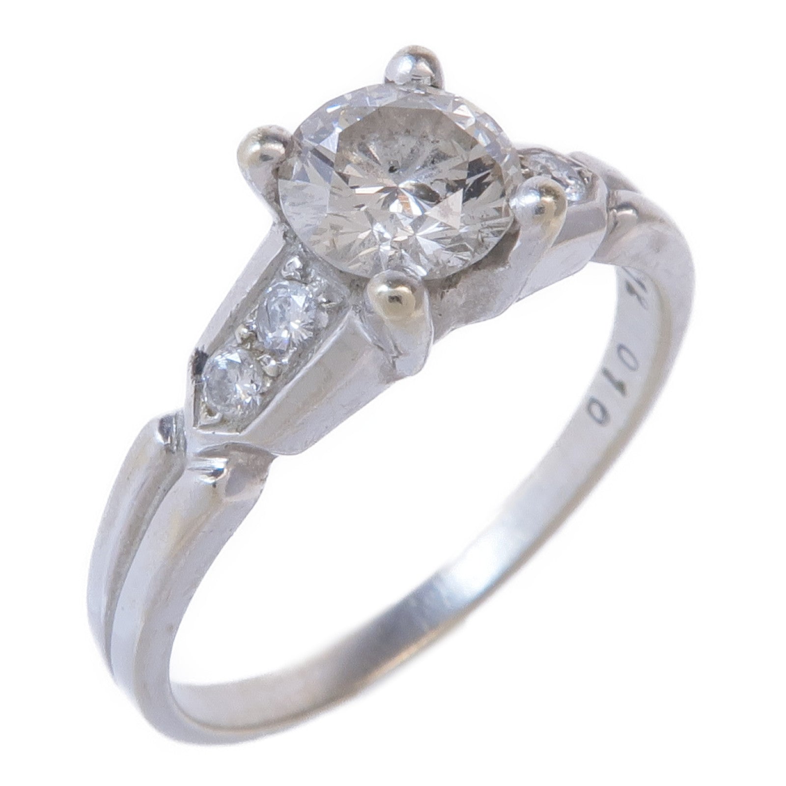 JEWELRY 【激減優惠】18K白金Diamond Ring鑽石戒指US#7.5