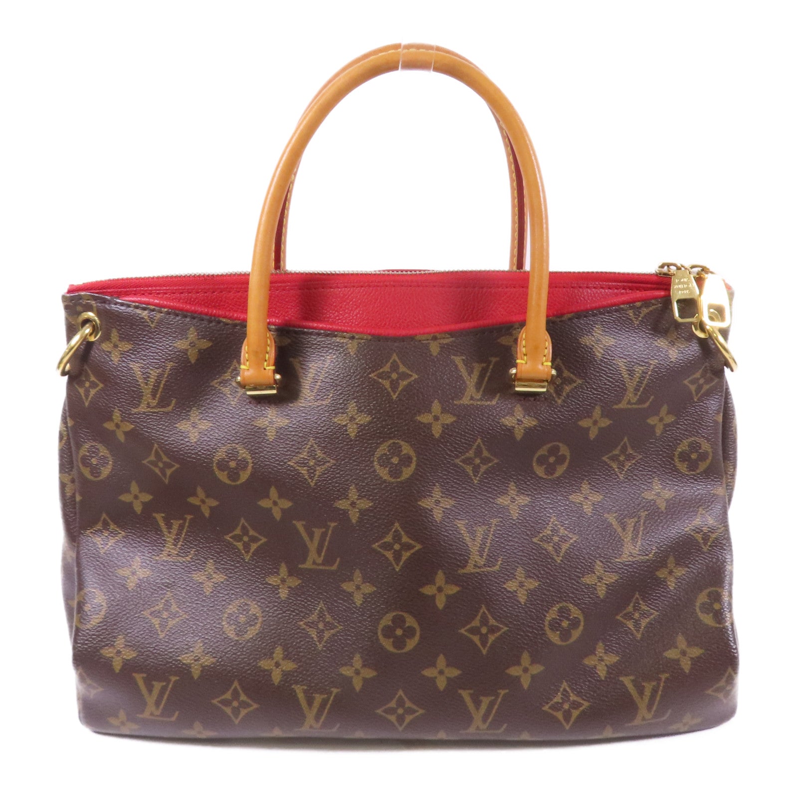 LOUIS VUITTON Monogram Pallas金扣手挽肩背兩用袋