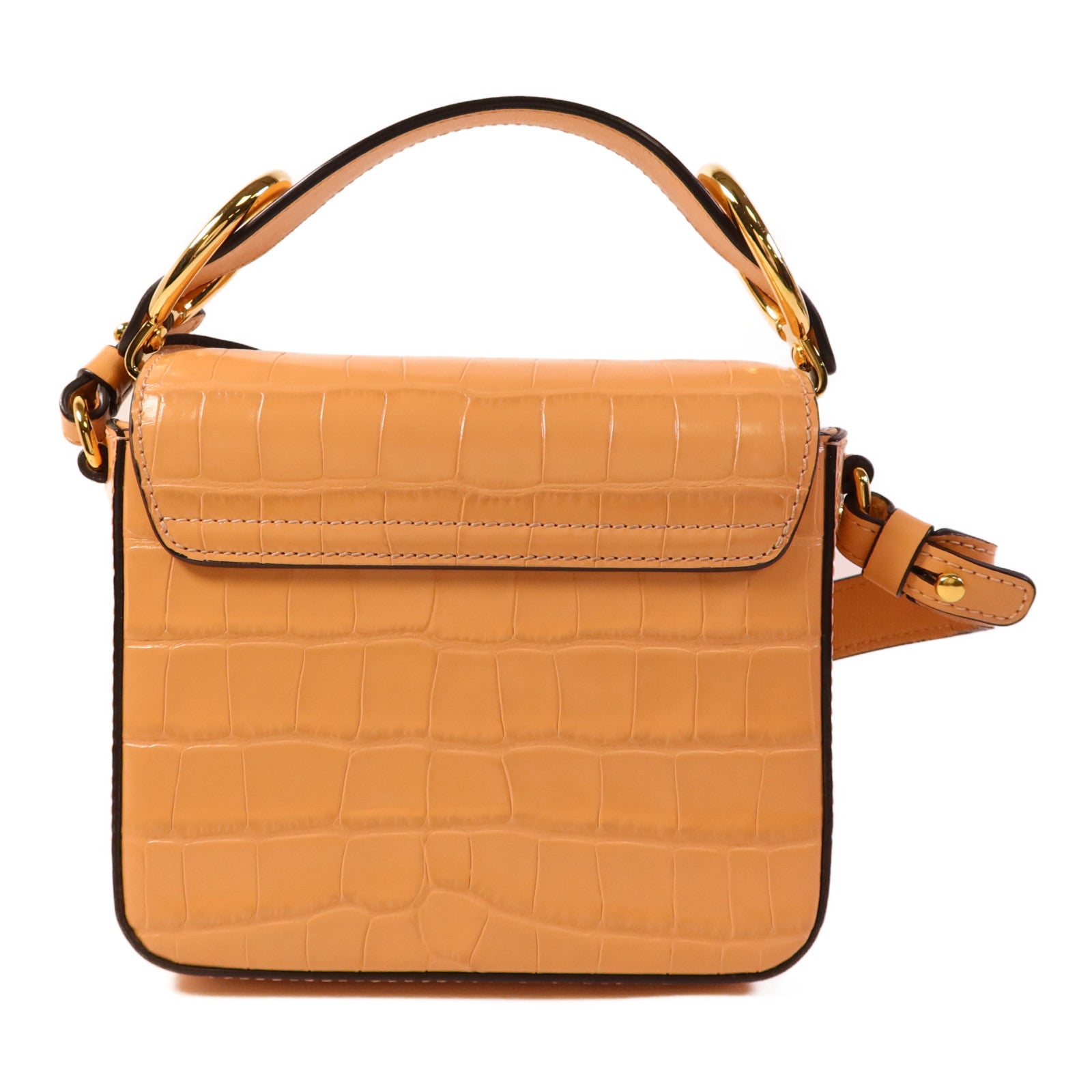 Chloe 皮革2 Way Shoulder Bag金扣手挽肩背兩用袋