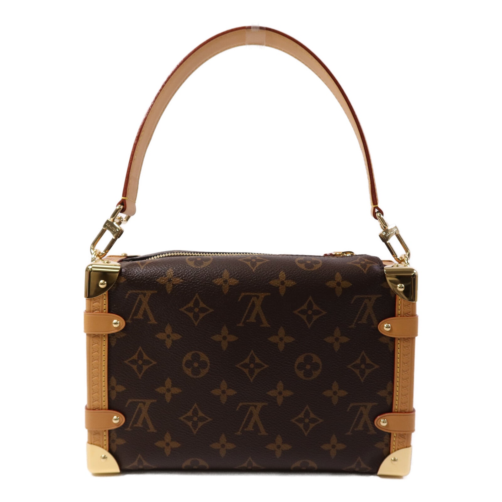 LOUIS VUITTON 【激減優惠】Monogram Side Trunk金扣手挽肩背兩用袋