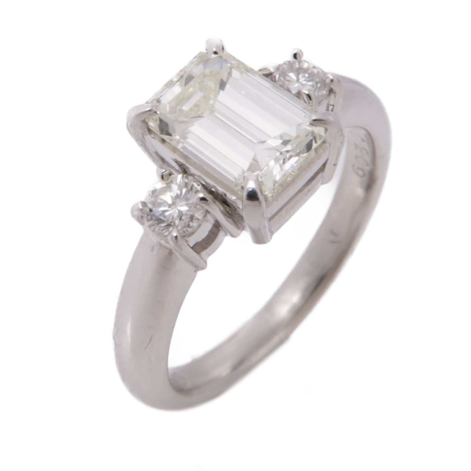 JEWELRY 【激減優惠】PT900鉑金Diamond Ring鑽石戒指US#5.5