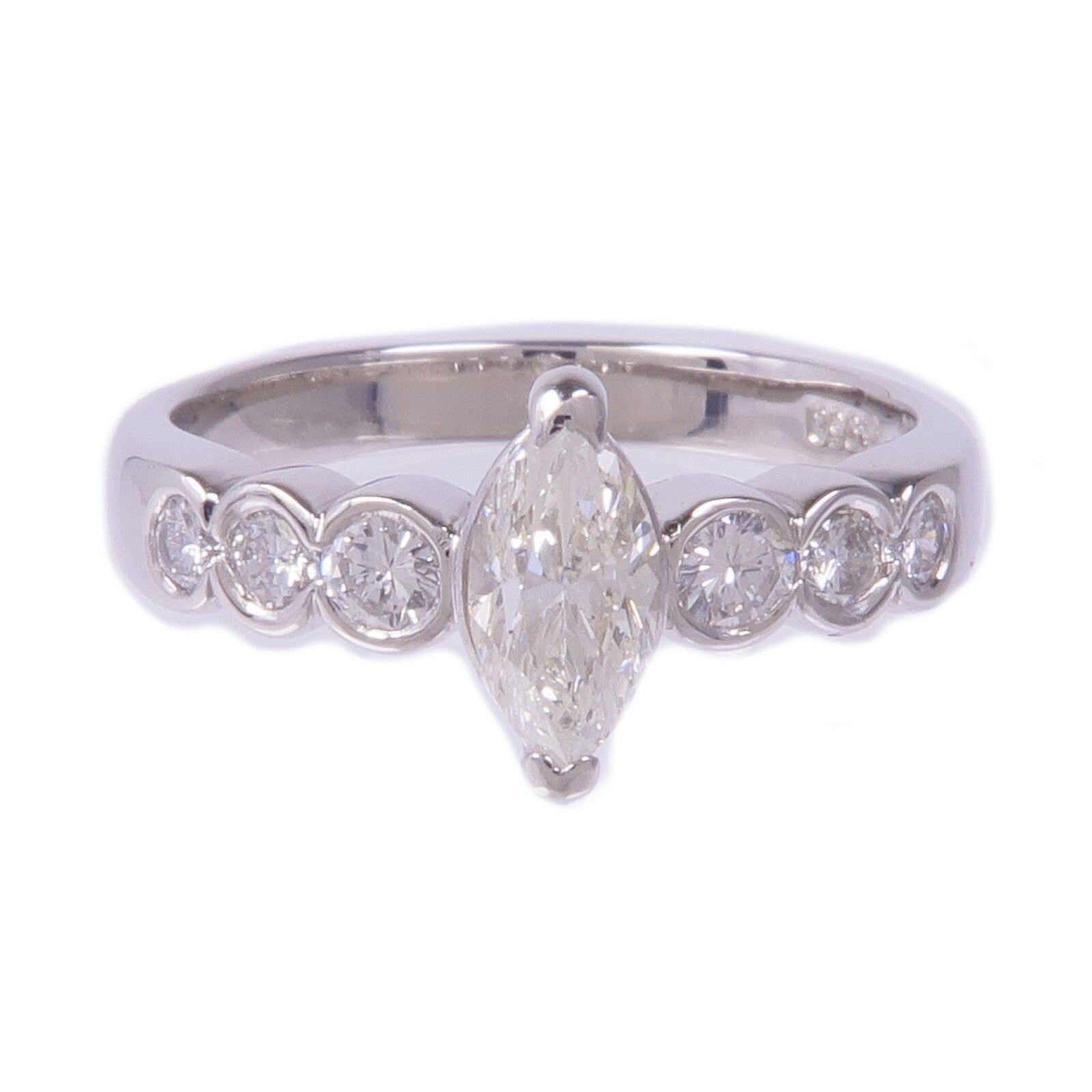 JEWELRY PT950鉑金Diamond Ring鑽石戒指US#6.75