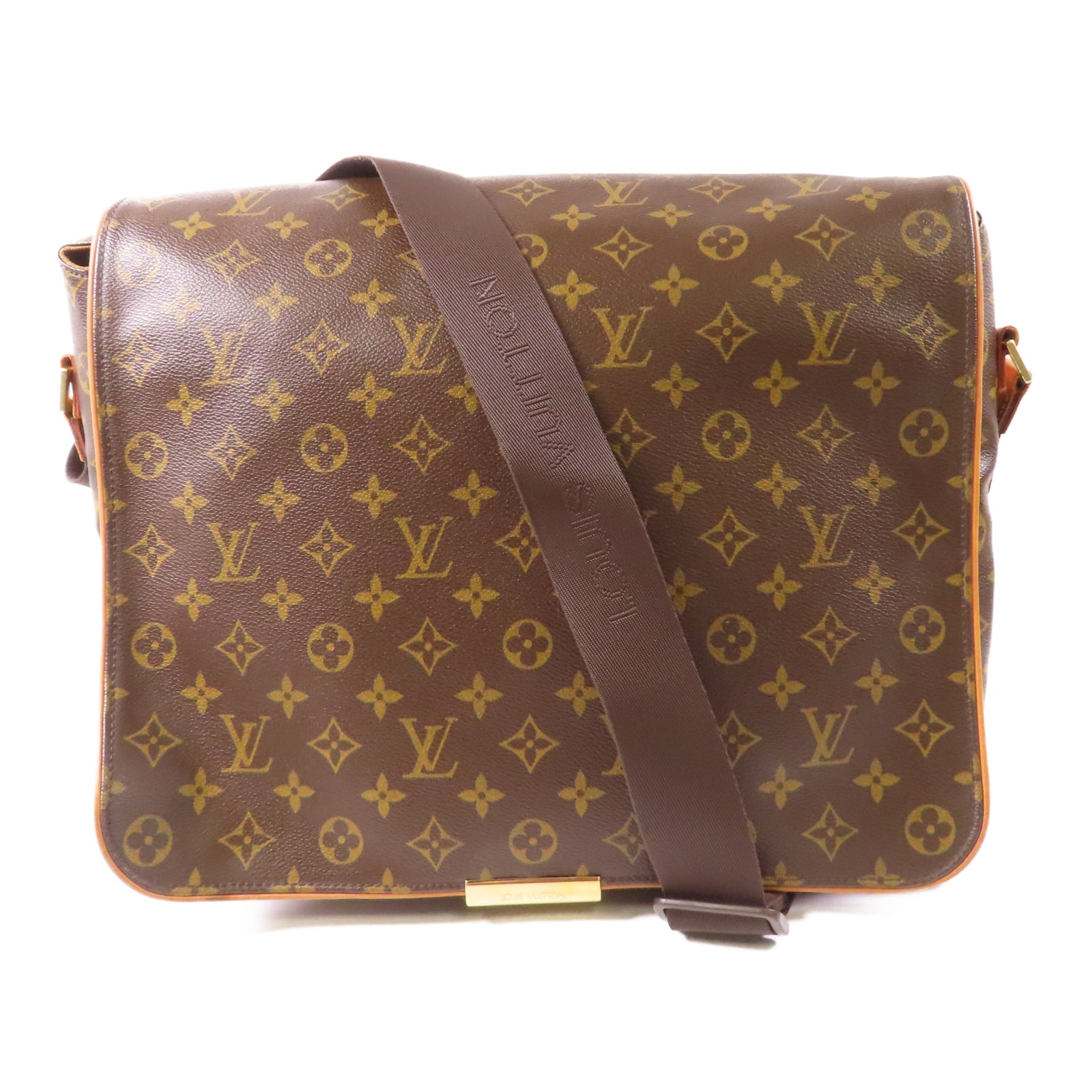 LOUIS VUITTON 【激減優惠】Monogram Shoulder Bag金扣肩背袋啡