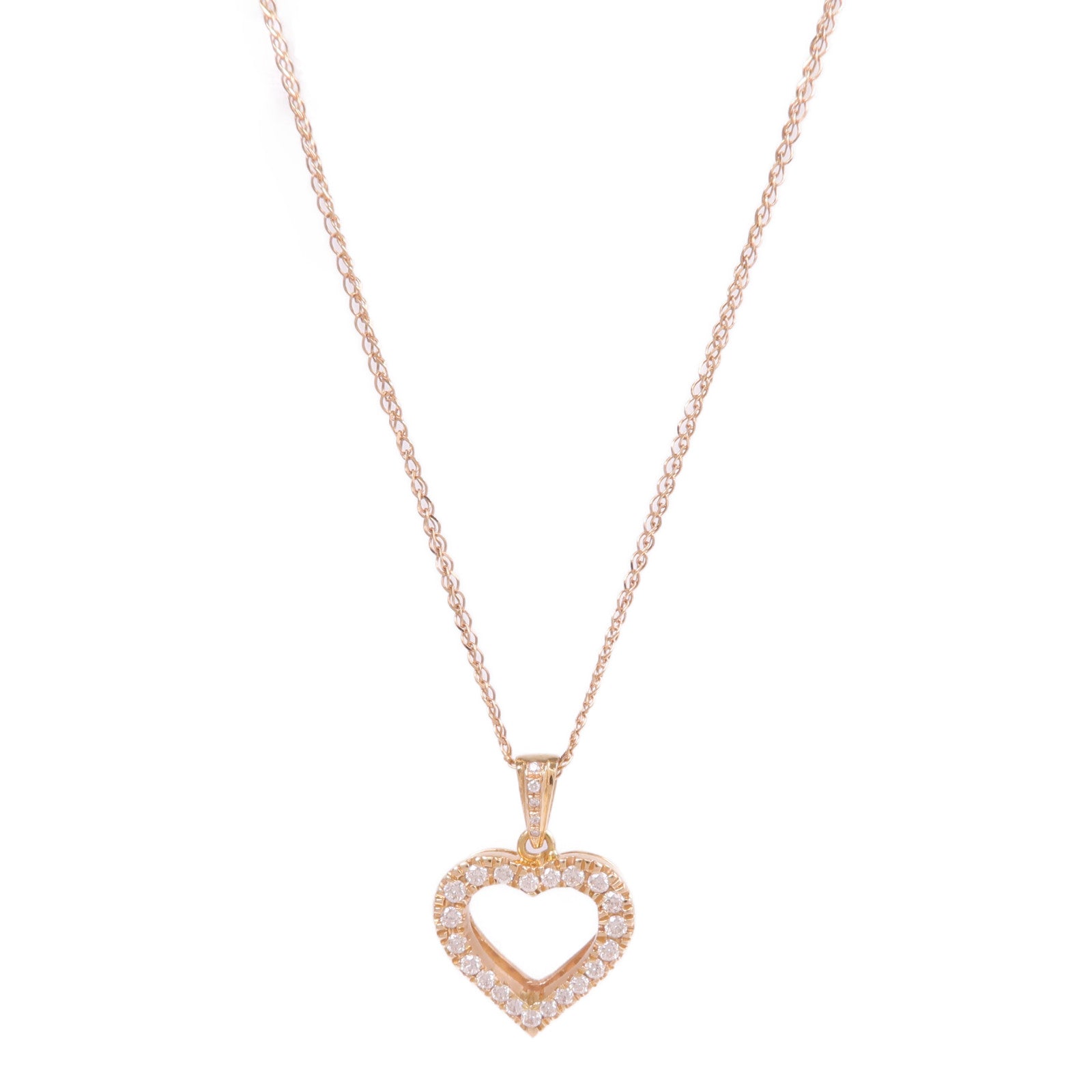 JEWELRY 18K玫瑰金Diamond Necklace鑽石項鍊