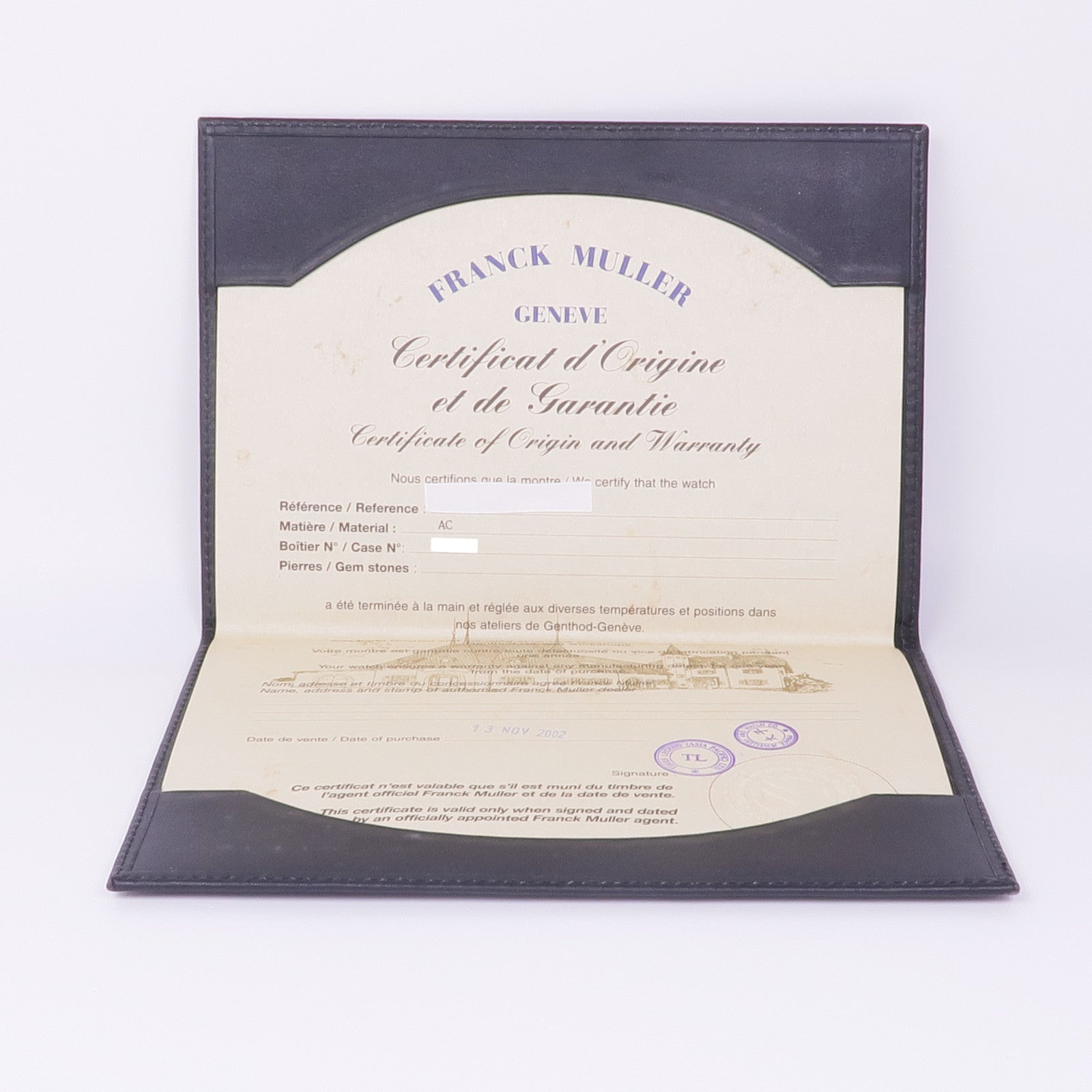 FRANCK MULLER Cintrée Curvex 7502 QZ