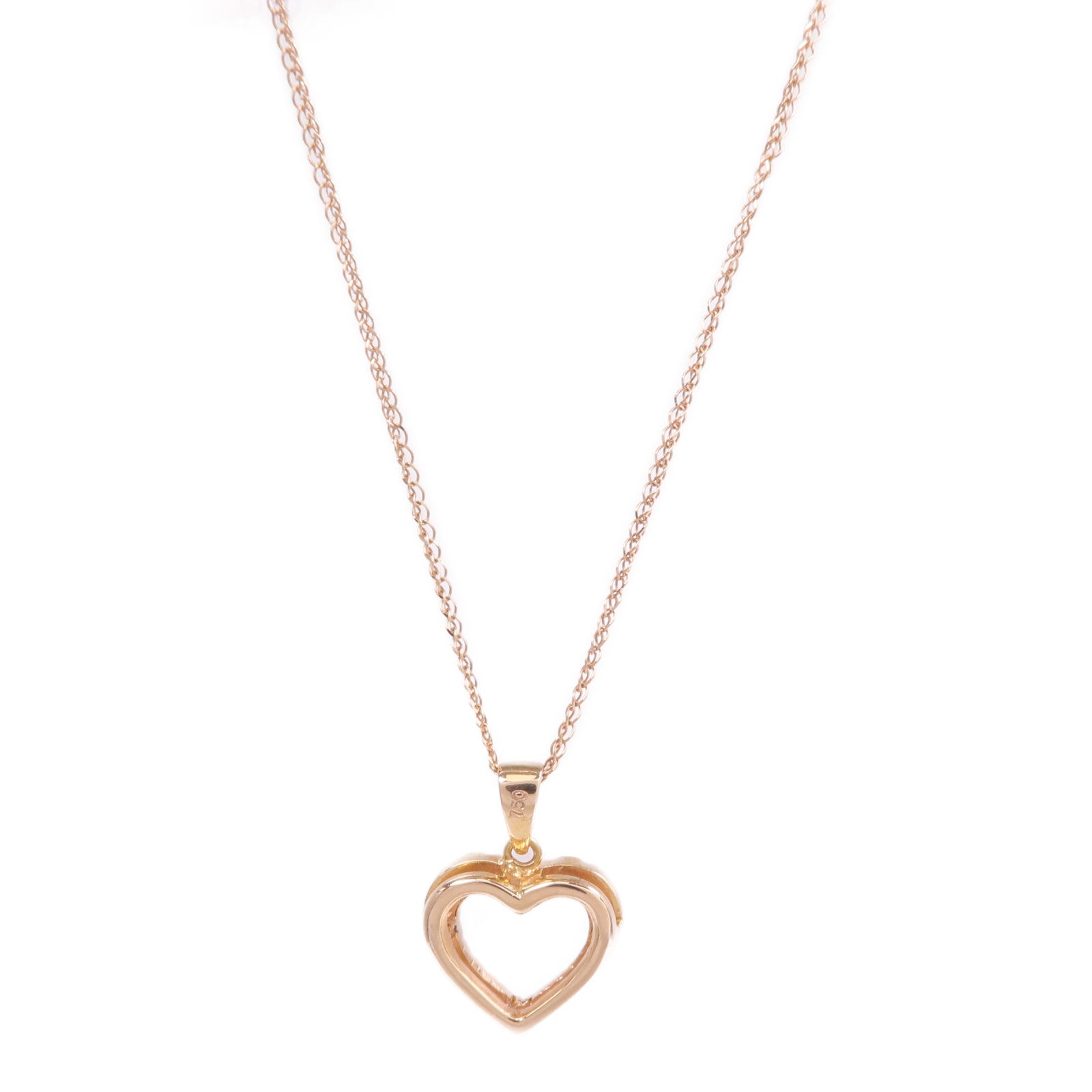 JEWELRY 18K玫瑰金Diamond Necklace鑽石項鍊