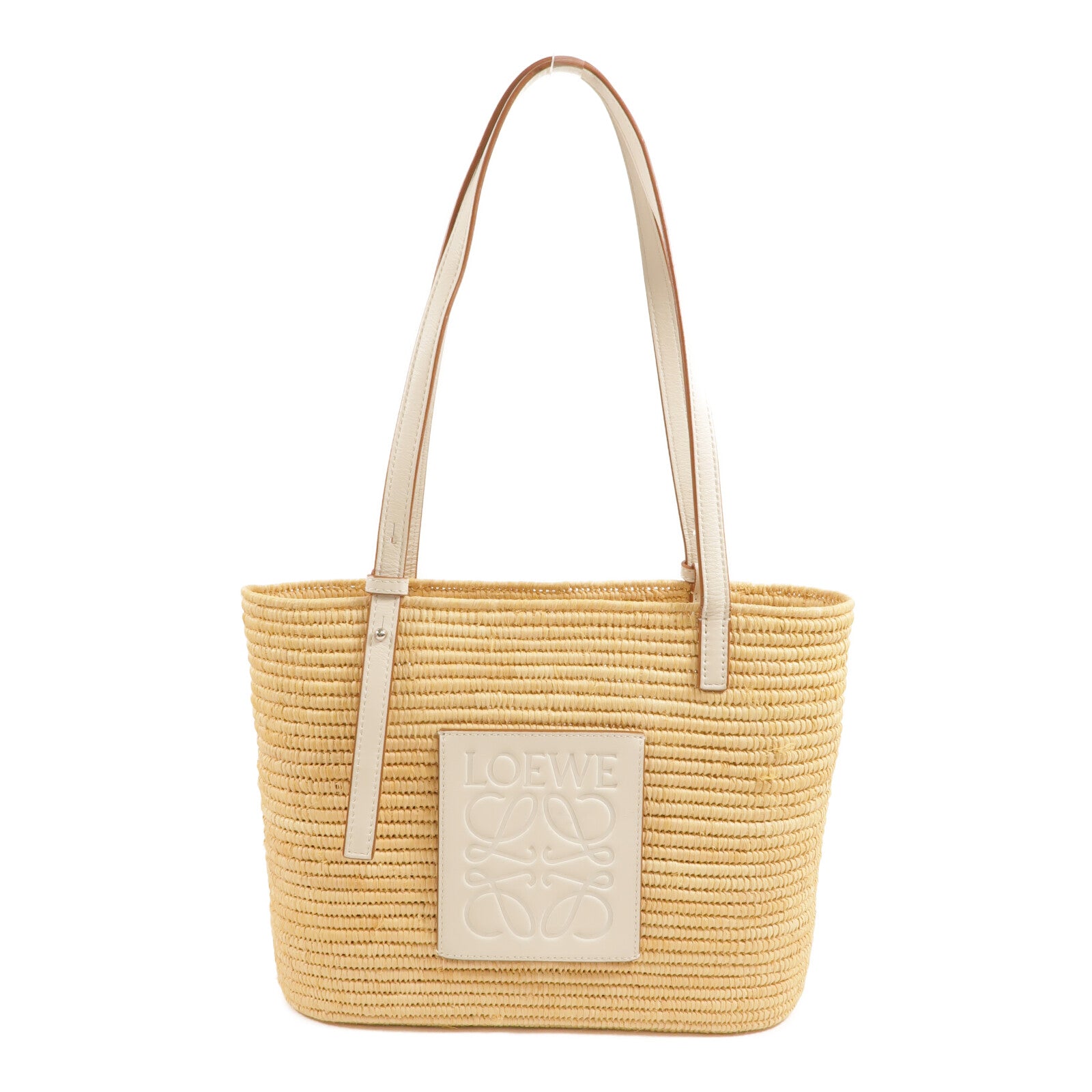 LOEWE Raffia Small Square Basket Bag手挽袋