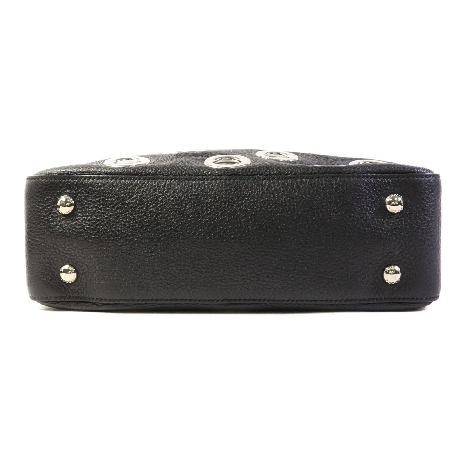 PRADA 牛皮皮革Chain Shoulder Bag銀扣肩背袋