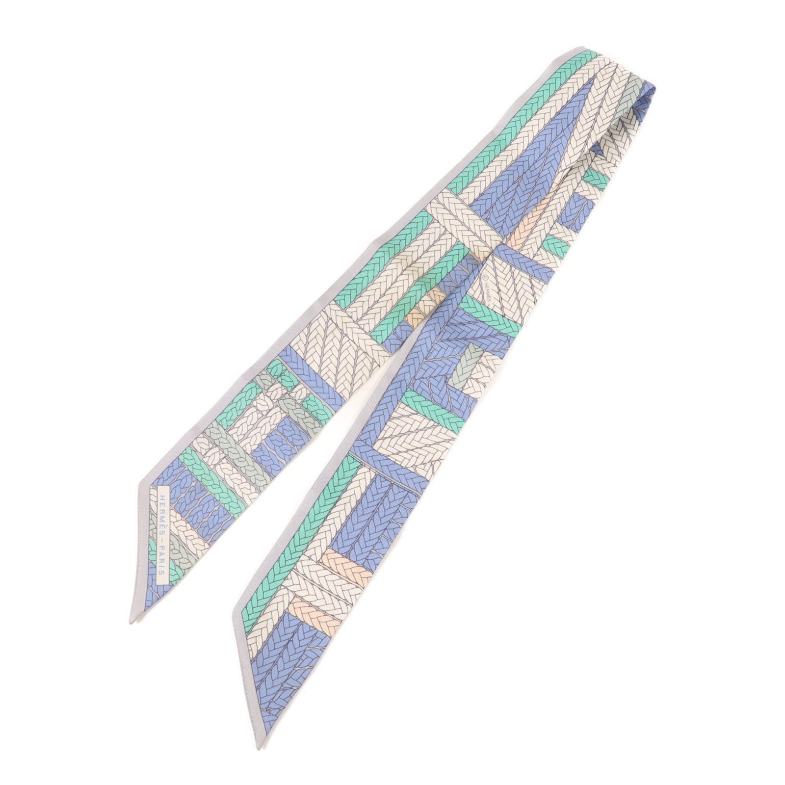 HERMES 絲質Twilly絲巾