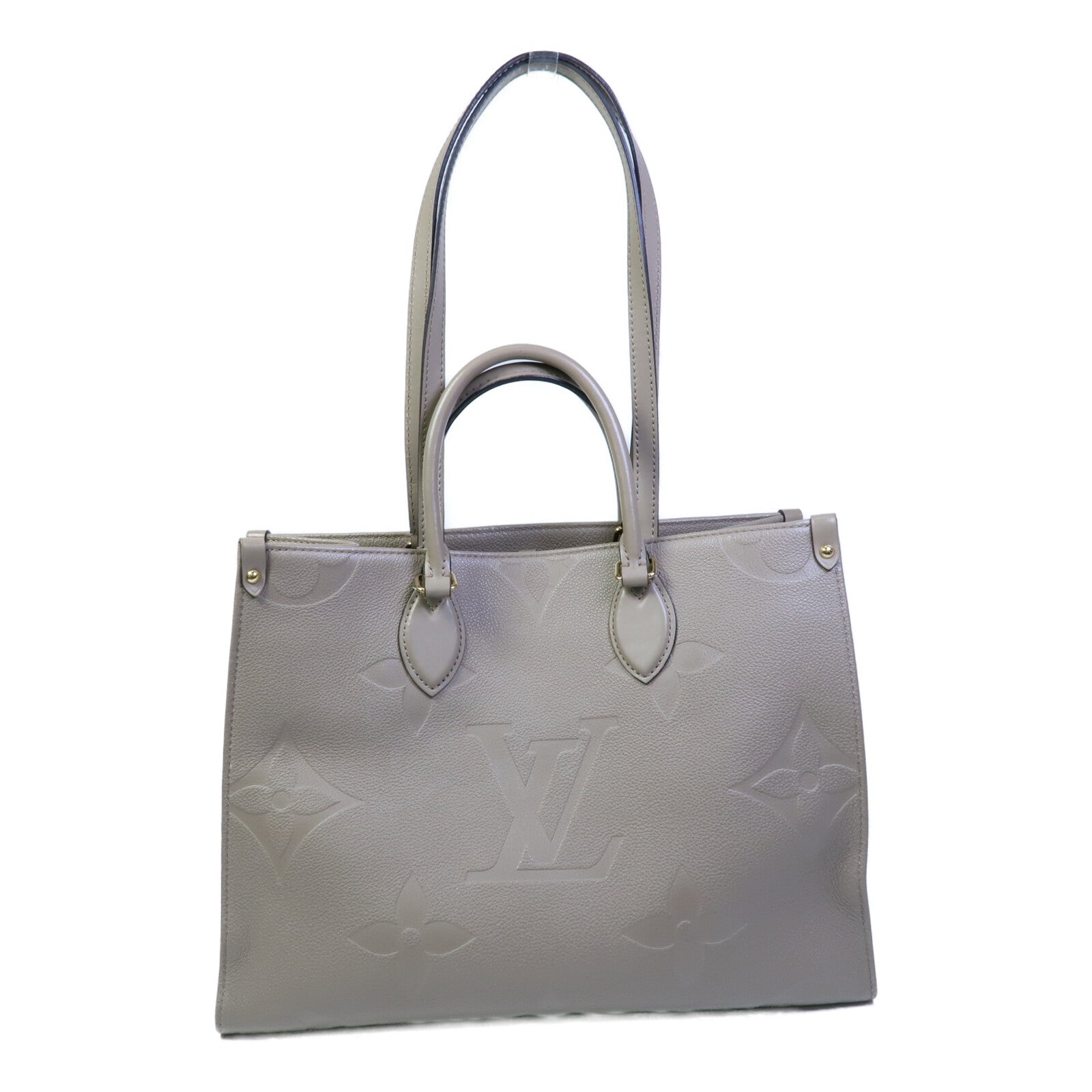 LOUIS VUITTON Monogram Empreinte On The Go MM手挽肩背兩用袋