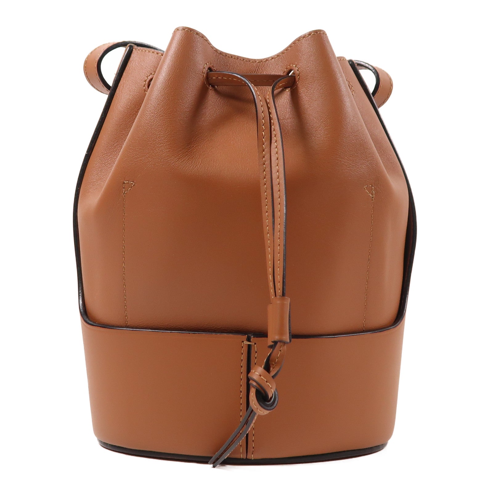 LOEWE 牛皮皮革Balloon金扣肩背袋