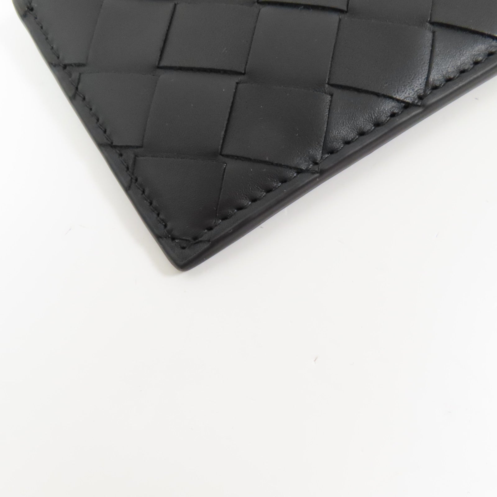 BOTTEGA VENETA 皮革Zip Card Case銀扣卡片套