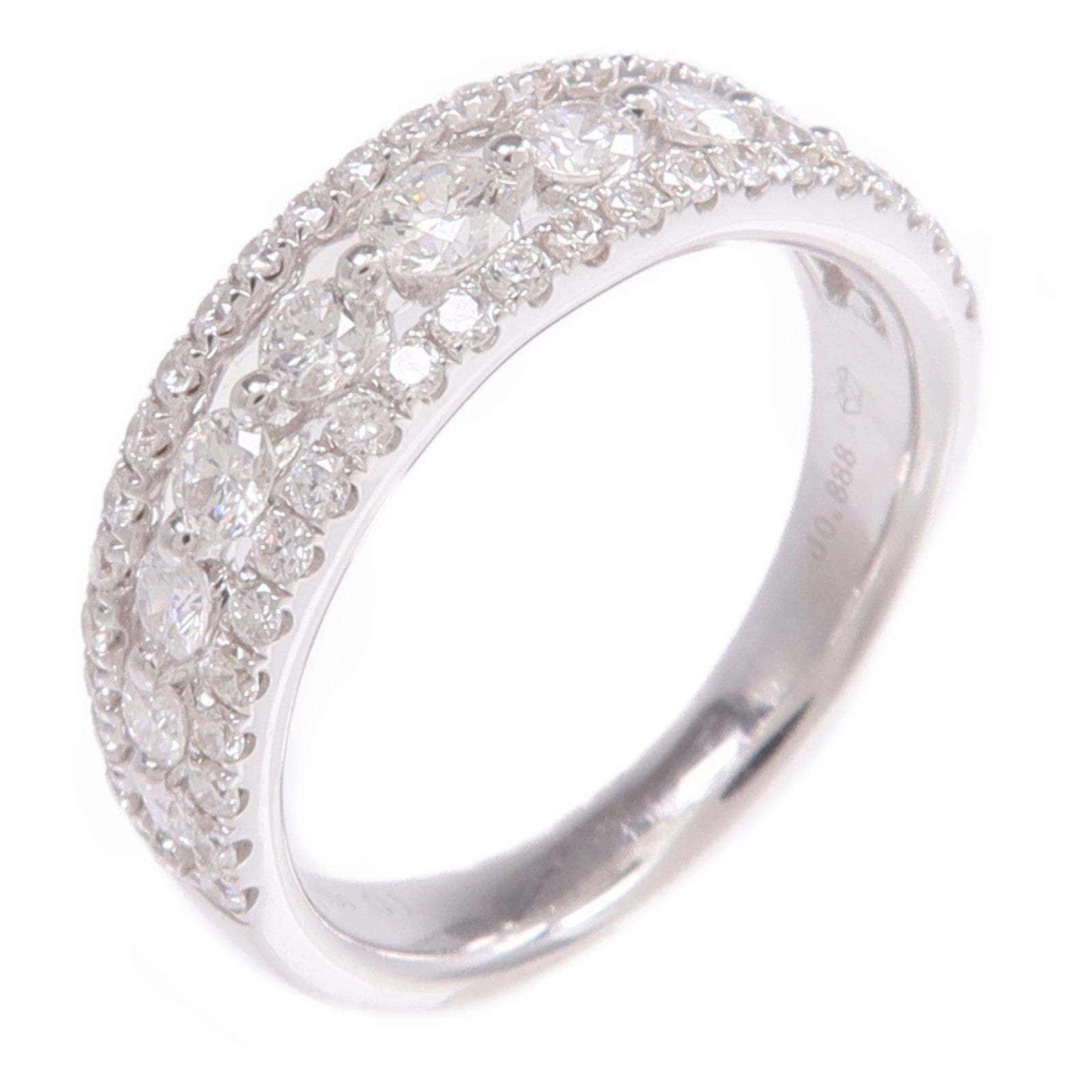 JEWELRY 18K白金Diamond Ring鑽石戒指US#6.25