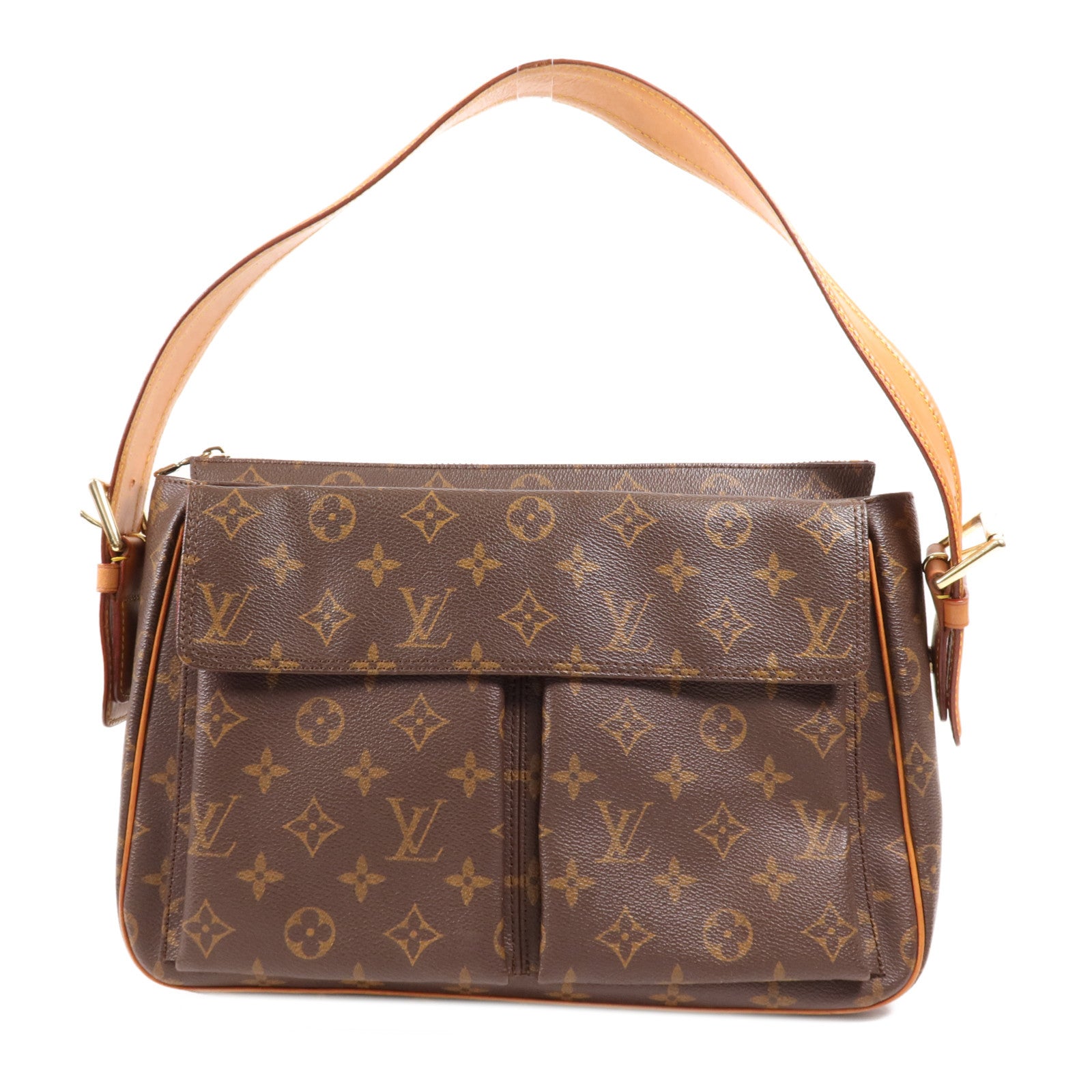 LOUIS VUITTON Monogram Viva Cite GM金扣肩背袋