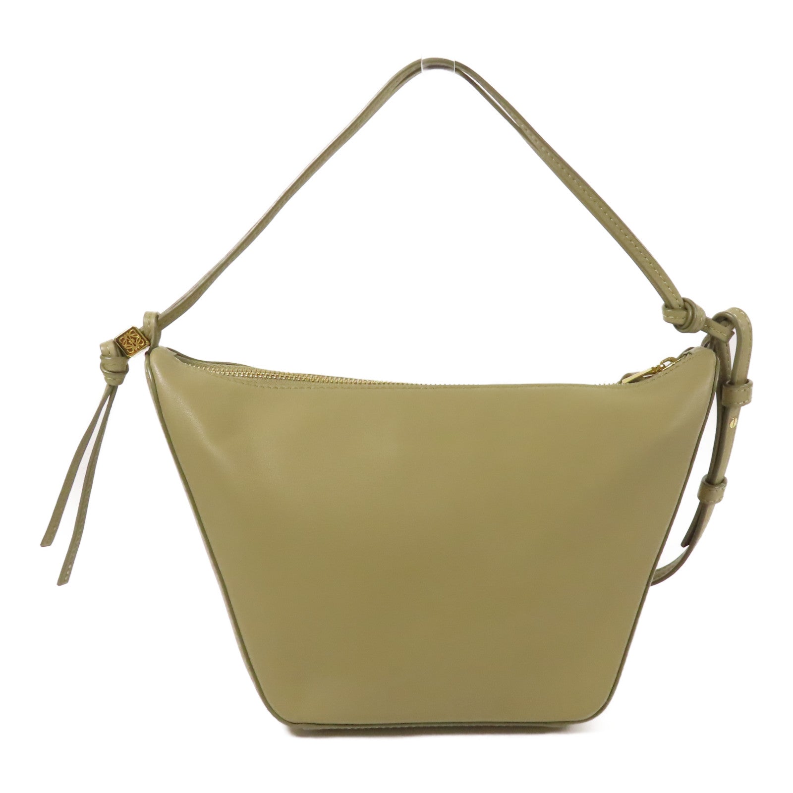 LOEWE 牛皮皮革Mini Hammock金扣手挽肩背兩用袋