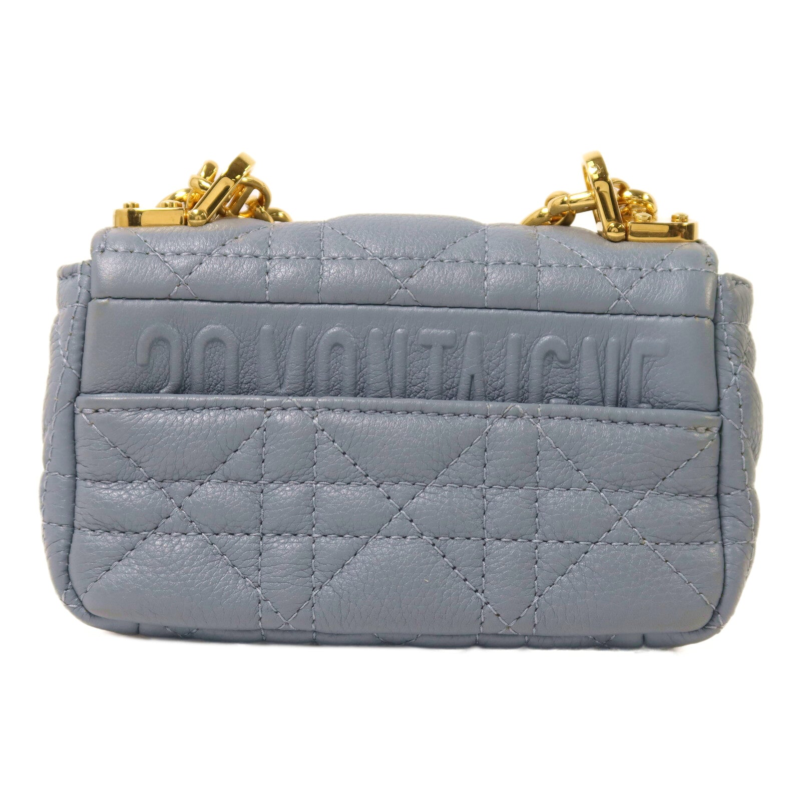 Dior 牛皮皮革Micro Caro金扣鏈帶肩背袋