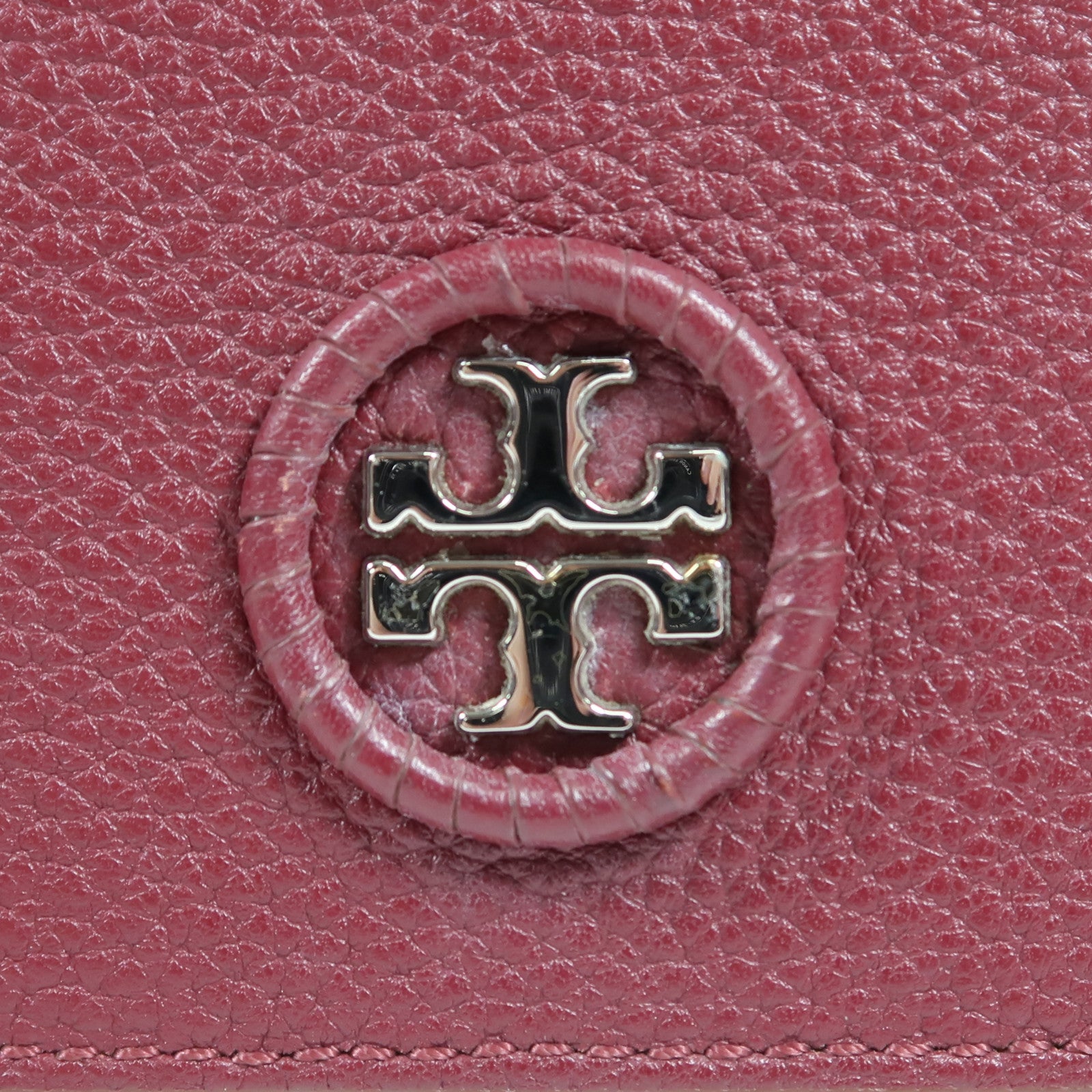 Tory Burch 牛皮皮革Shoulder Bag金扣鏈帶肩背袋