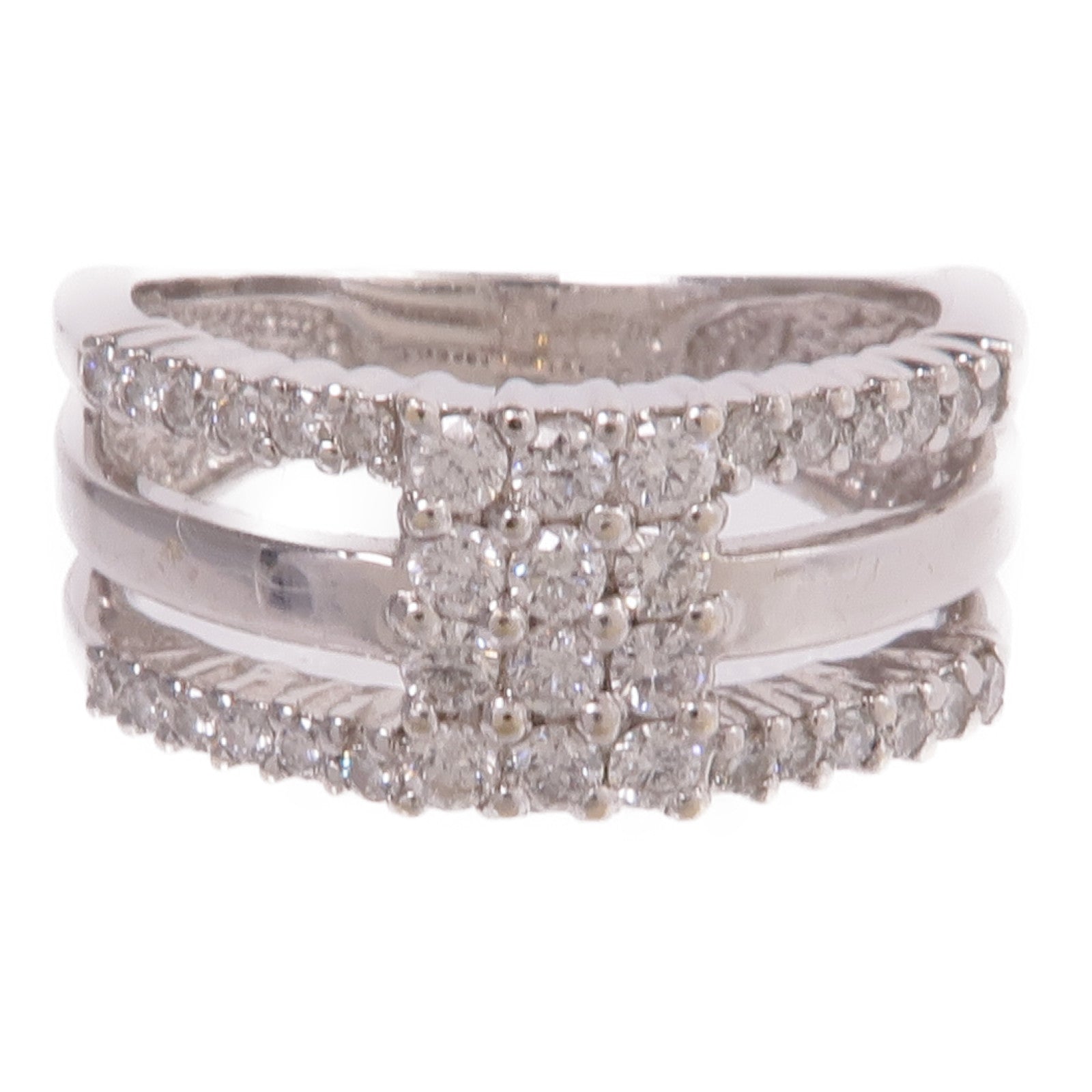 JEWELRY 【激減優惠】18K白金Diamond Ring鑽石戒指US#5.75