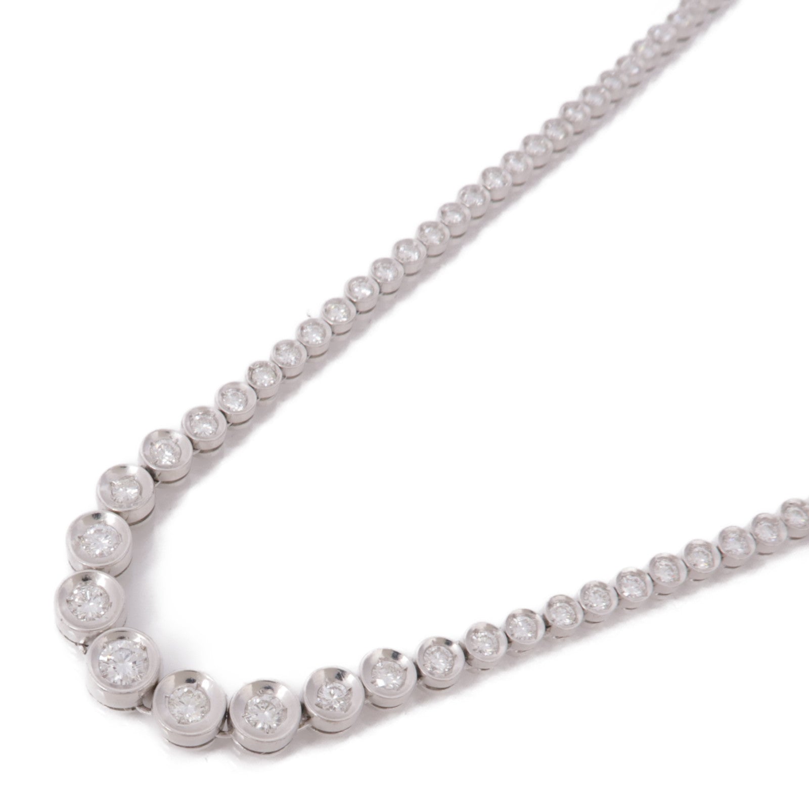JEWELRY Diamond Necklace 18K White Gold