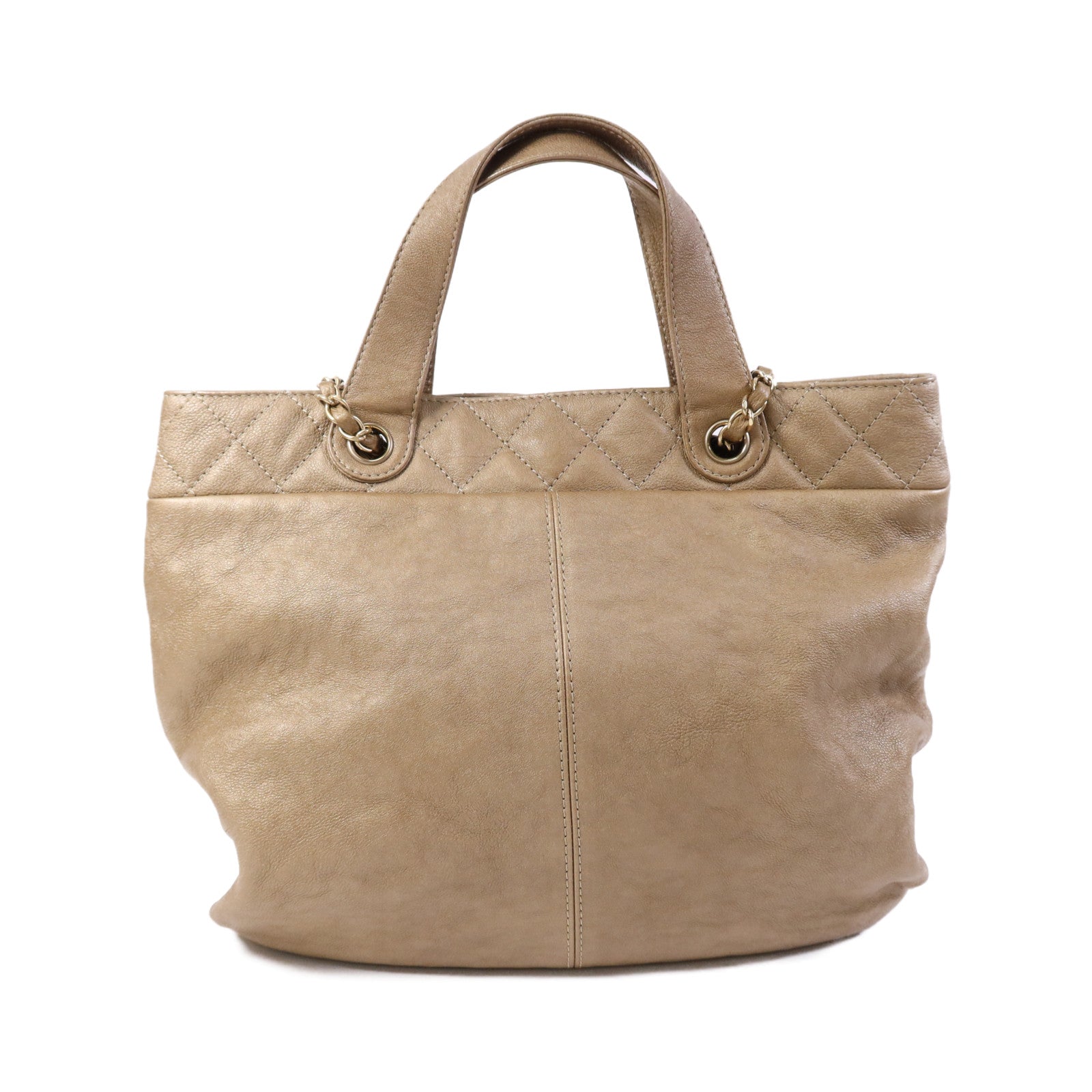 CHANEL 牛皮皮革2 Way Shoulder Bag金扣鏈帶肩背袋