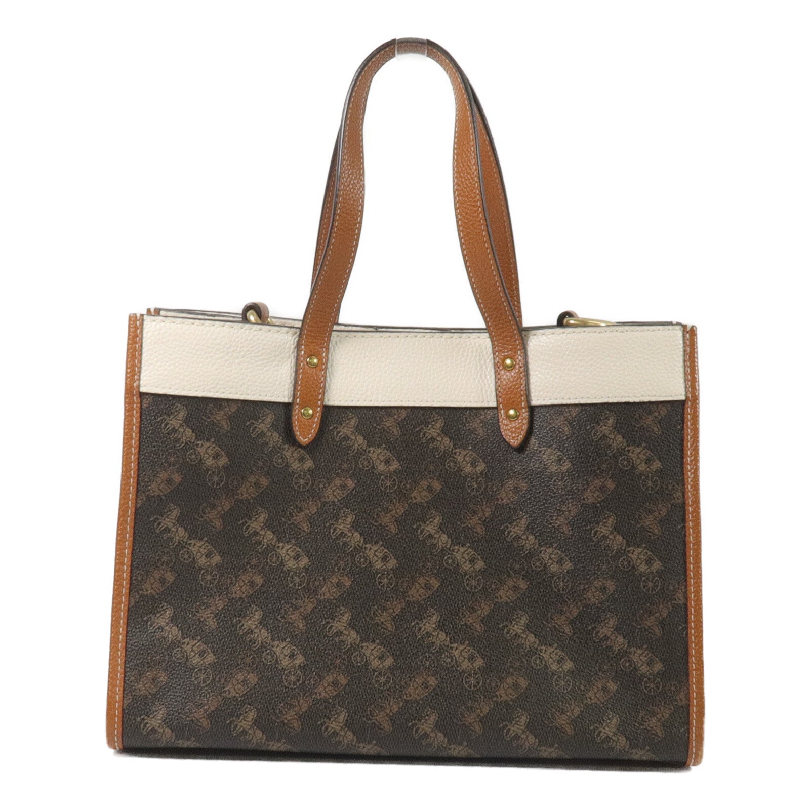 COACH 塗層帆布Field Tote手挽袋