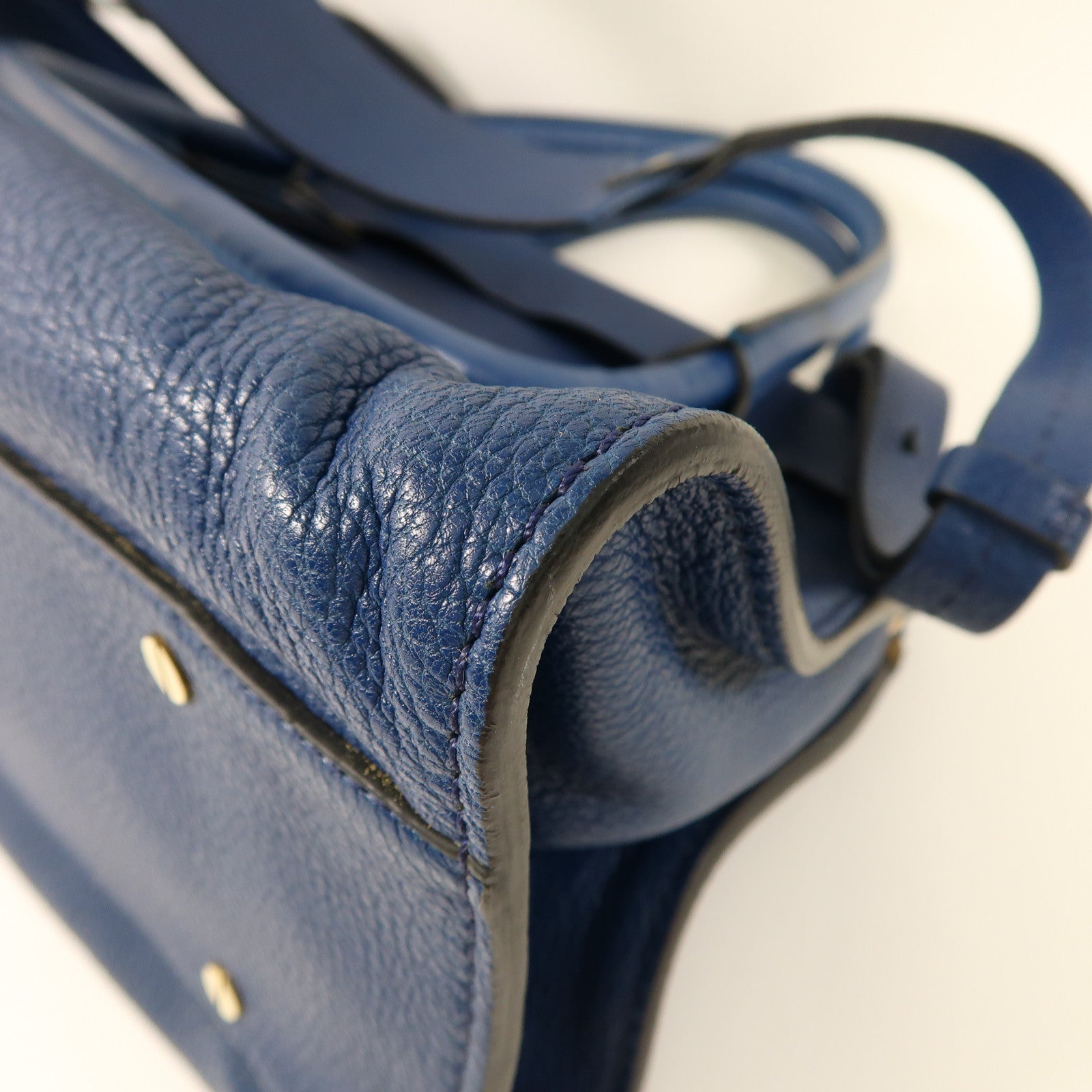 Chloe 牛皮皮革2 Way Shoulder Bag金扣手挽肩背兩用袋