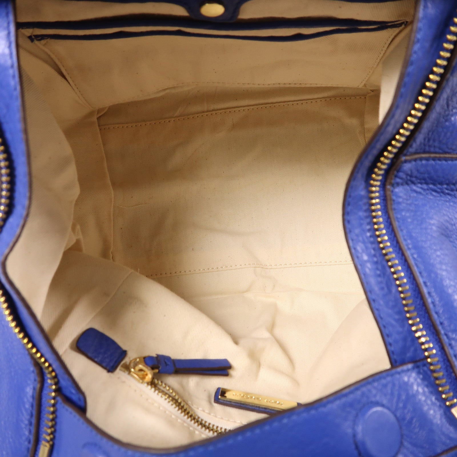 Tory Burch 牛皮皮革2 Way Shoulder金扣手挽肩背兩用袋