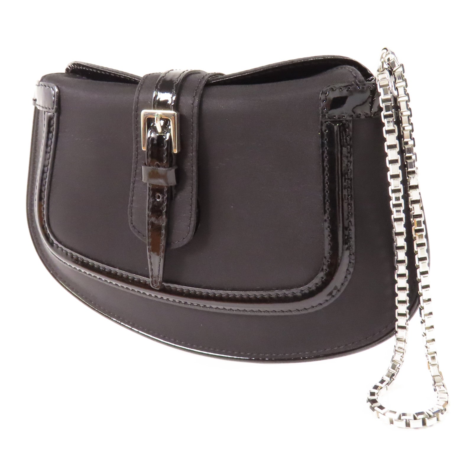 TOD'S 尼龍Clutch Bag銀扣手拿包