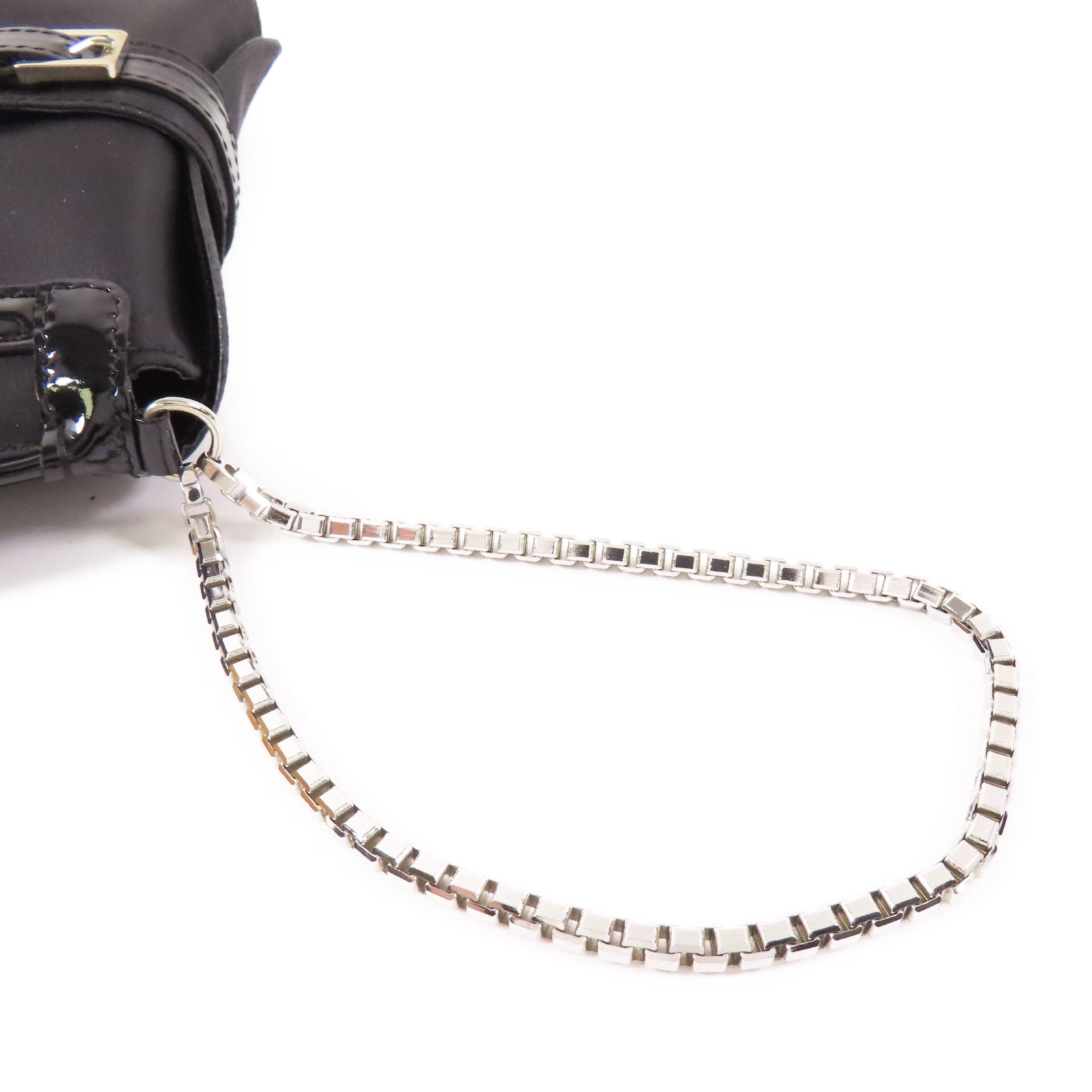 TOD'S 尼龍Clutch Bag銀扣手拿包