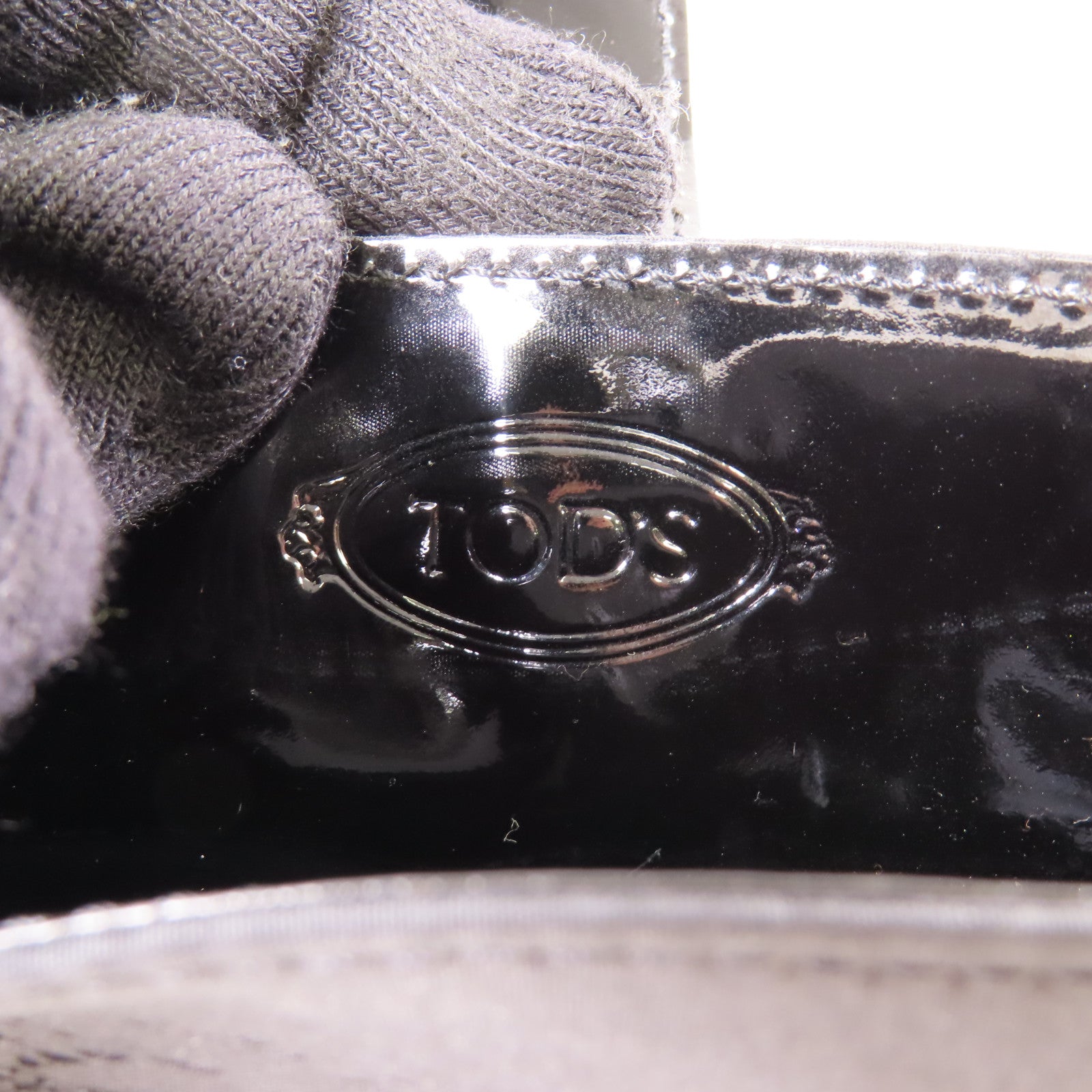 TOD'S 尼龍Clutch Bag銀扣手拿包