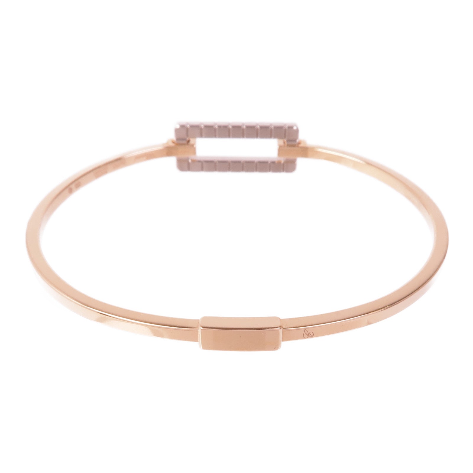 Chopard 18K玫瑰金/白金Ice Cube Bracelet S手鐲