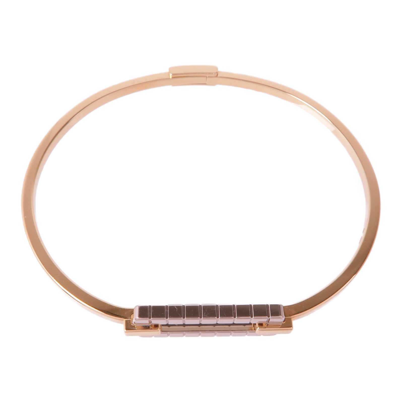 Chopard 18K玫瑰金/白金Ice Cube Bracelet S手鐲