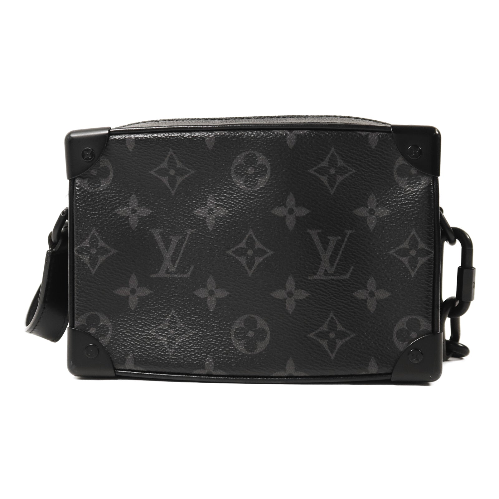 LOUIS VUITTON Monogram Eclipse Mini Soft Trunk肩背袋