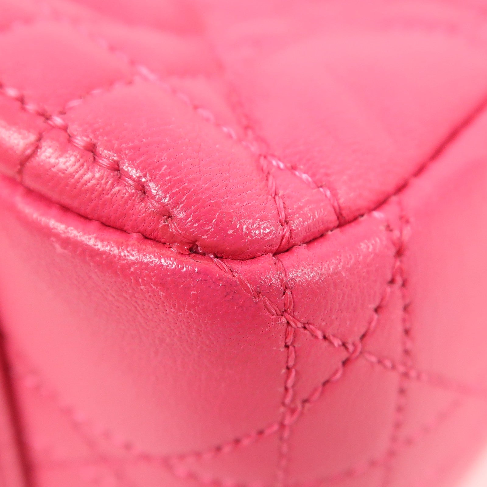 Dior 羊皮皮革Chain Shoulder銀扣鏈帶肩背袋