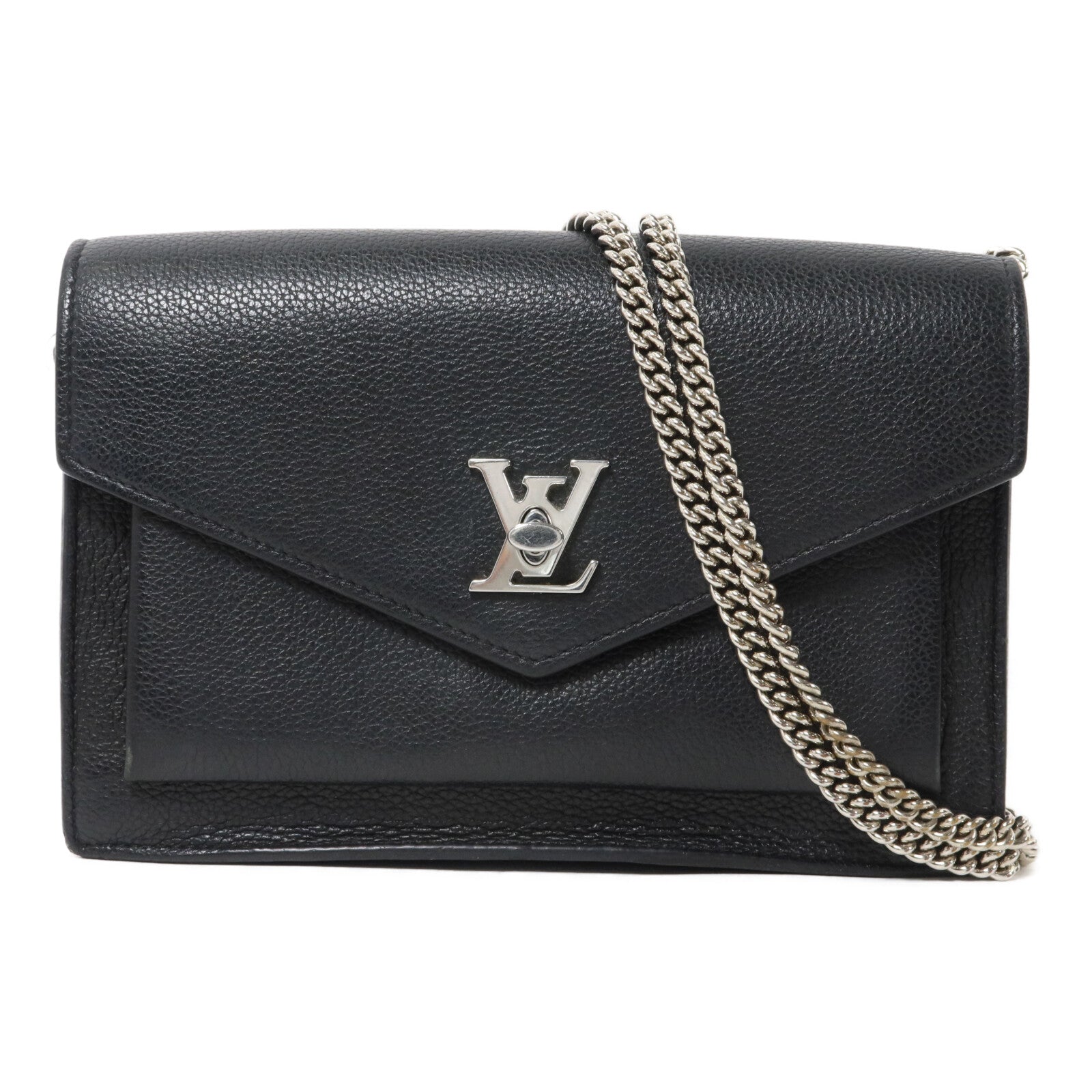 LOUIS VUITTON 牛皮皮革Mylockme鏈帶肩背袋