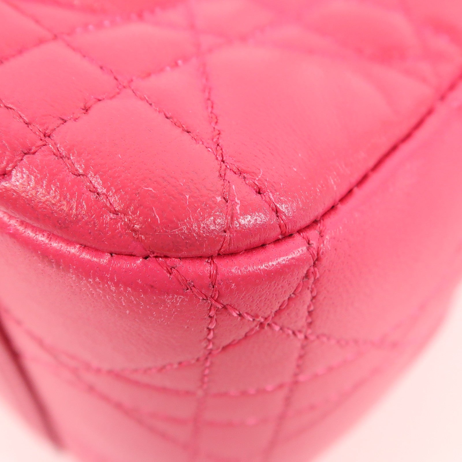 Dior 羊皮皮革Chain Shoulder銀扣鏈帶肩背袋