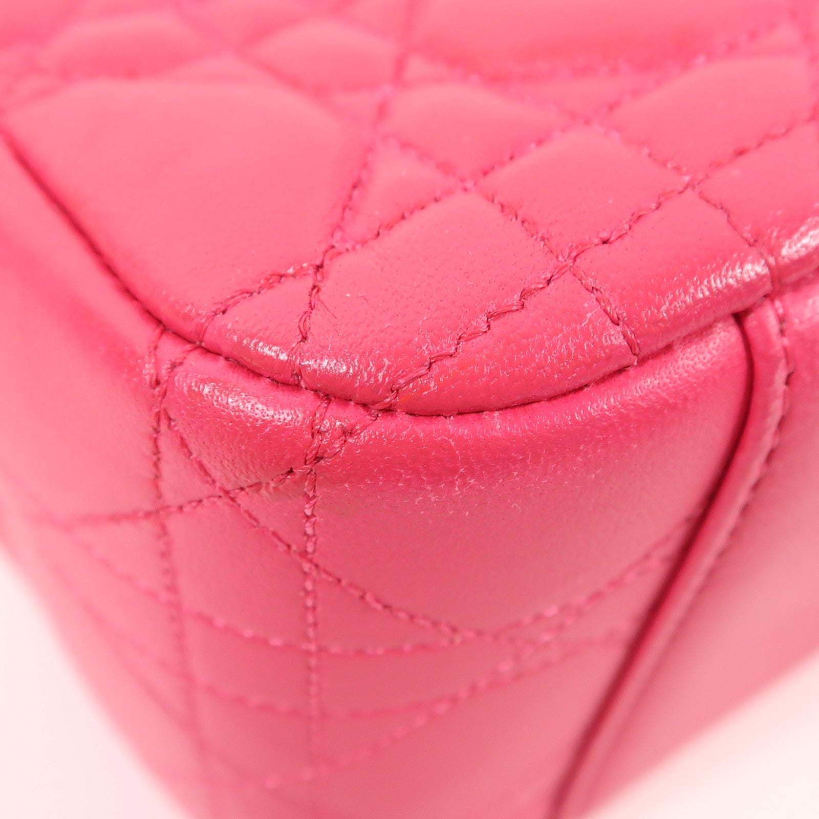 Dior 羊皮皮革Chain Shoulder銀扣鏈帶肩背袋