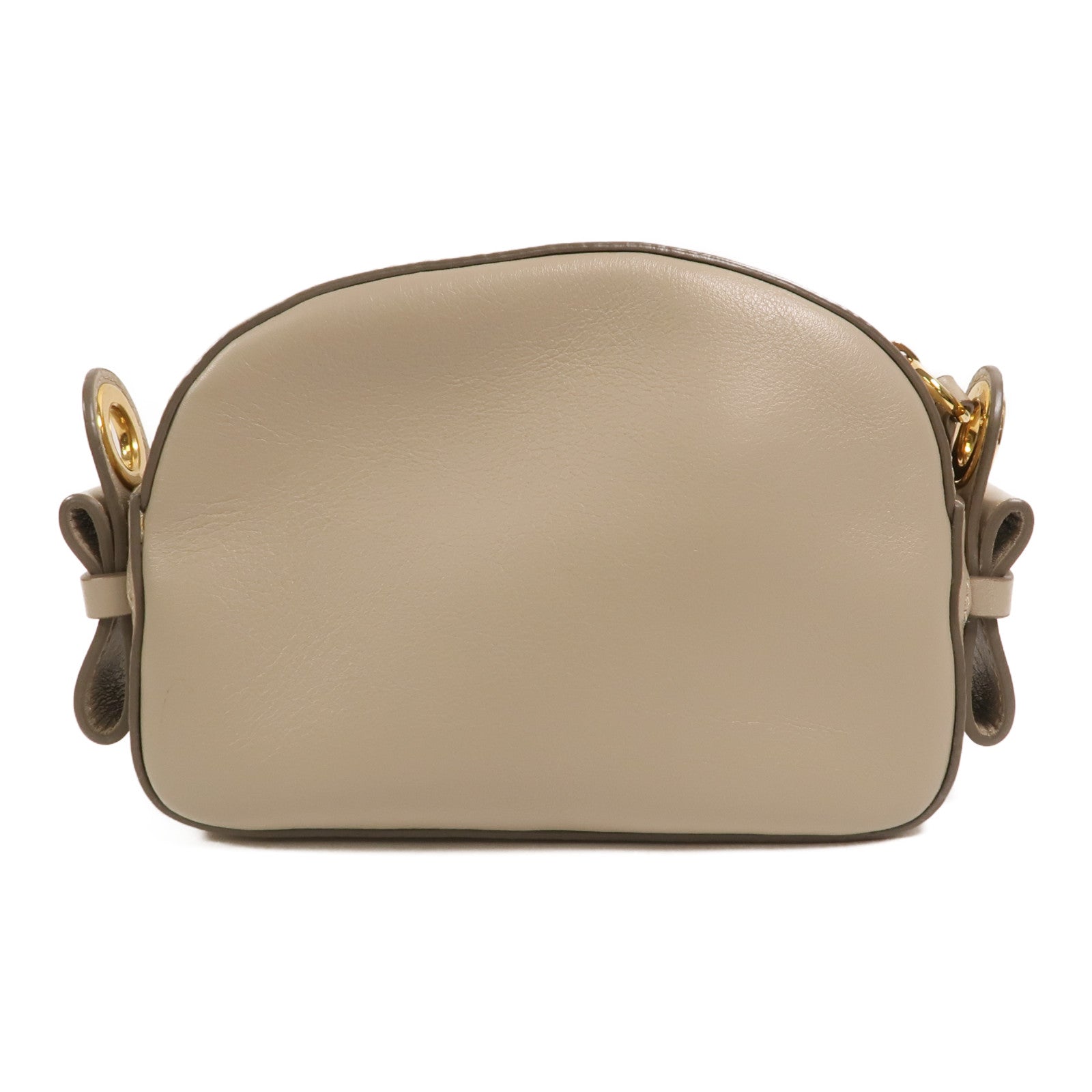 Chloe 牛皮皮革Mini Signature肩背袋