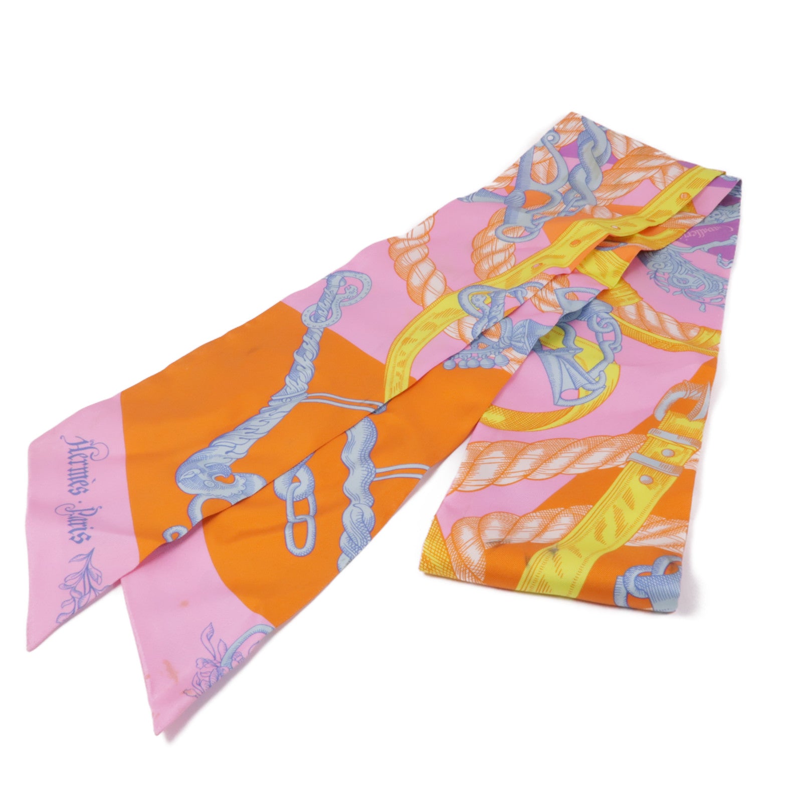 HERMES 【激減優惠】絲質Maxi Twilly絲巾