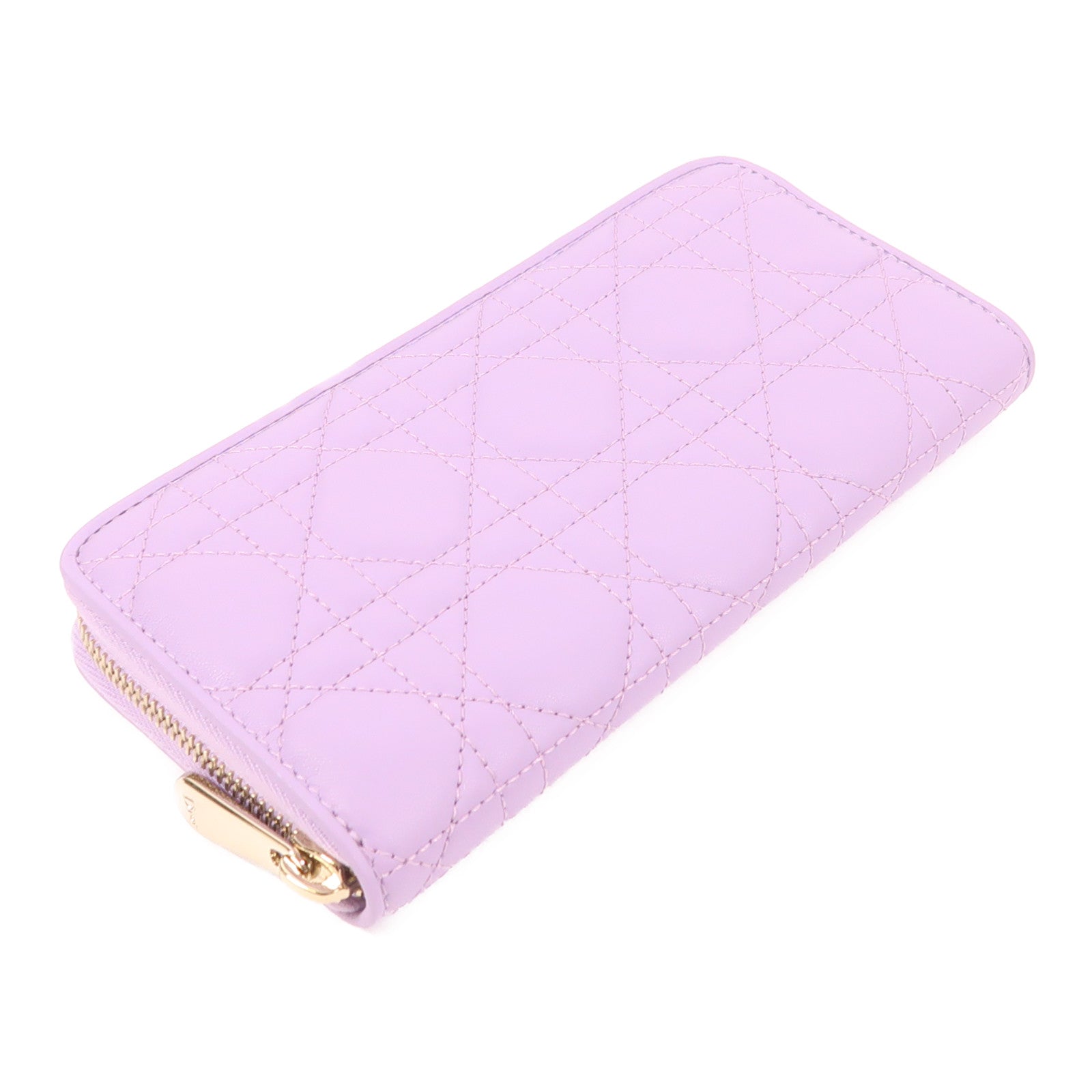 Dior 羊皮皮革Lady Dior Voyageur金扣長錢包