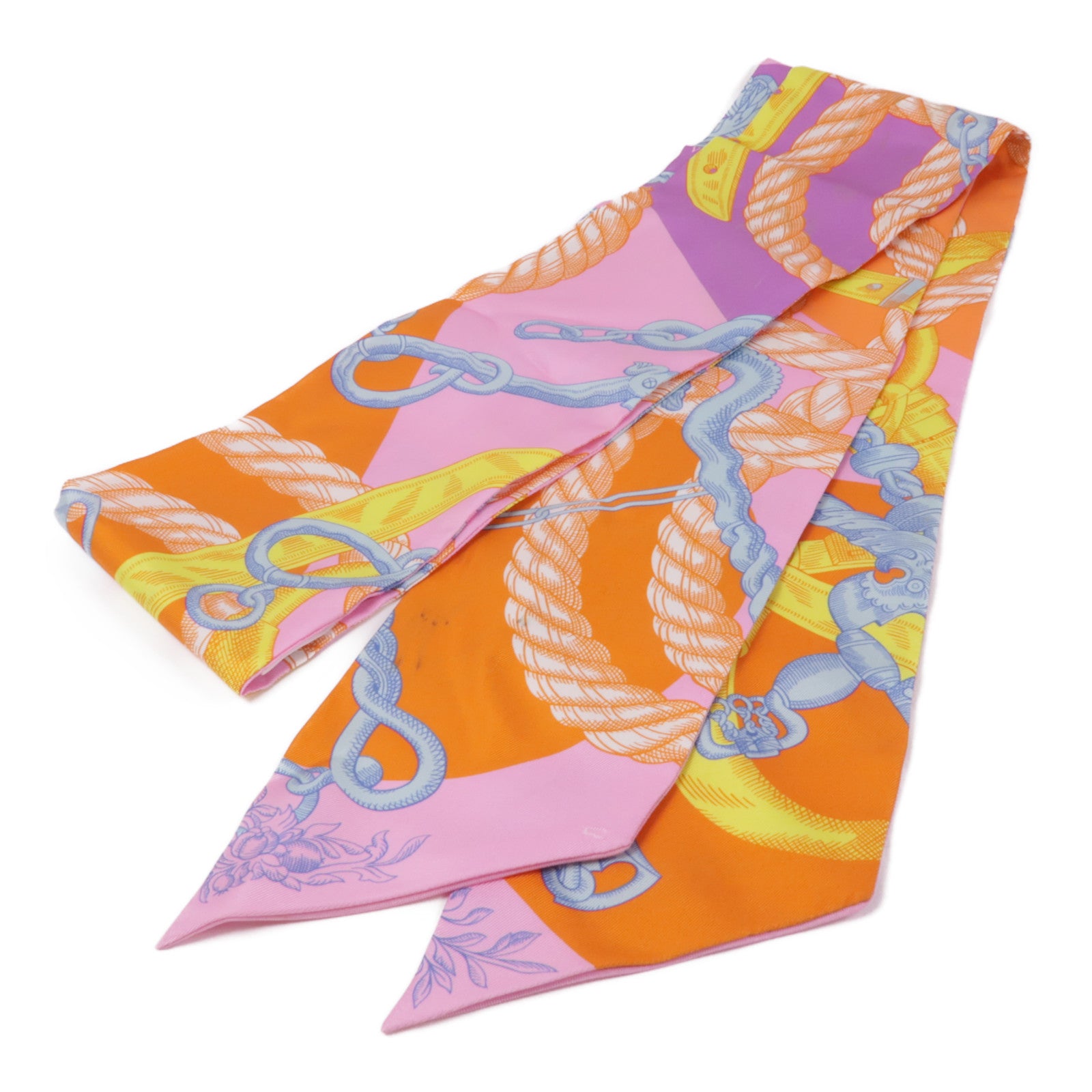 HERMES 【激減優惠】絲質Maxi Twilly絲巾