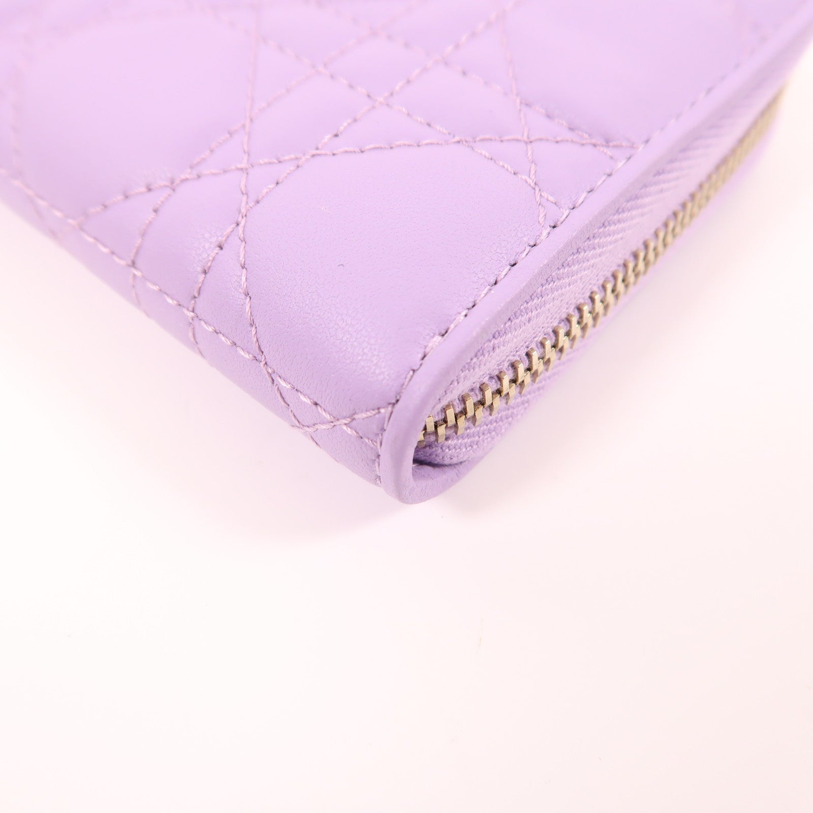 Dior 羊皮皮革Lady Dior Voyageur金扣長錢包