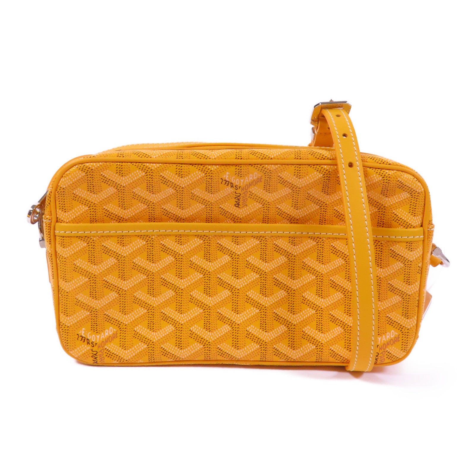 GOYARD 塗層帆布Cap-Vert銀扣肩背袋