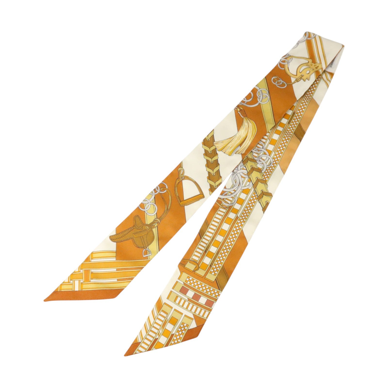 HERMES 絲質Twilly絲巾