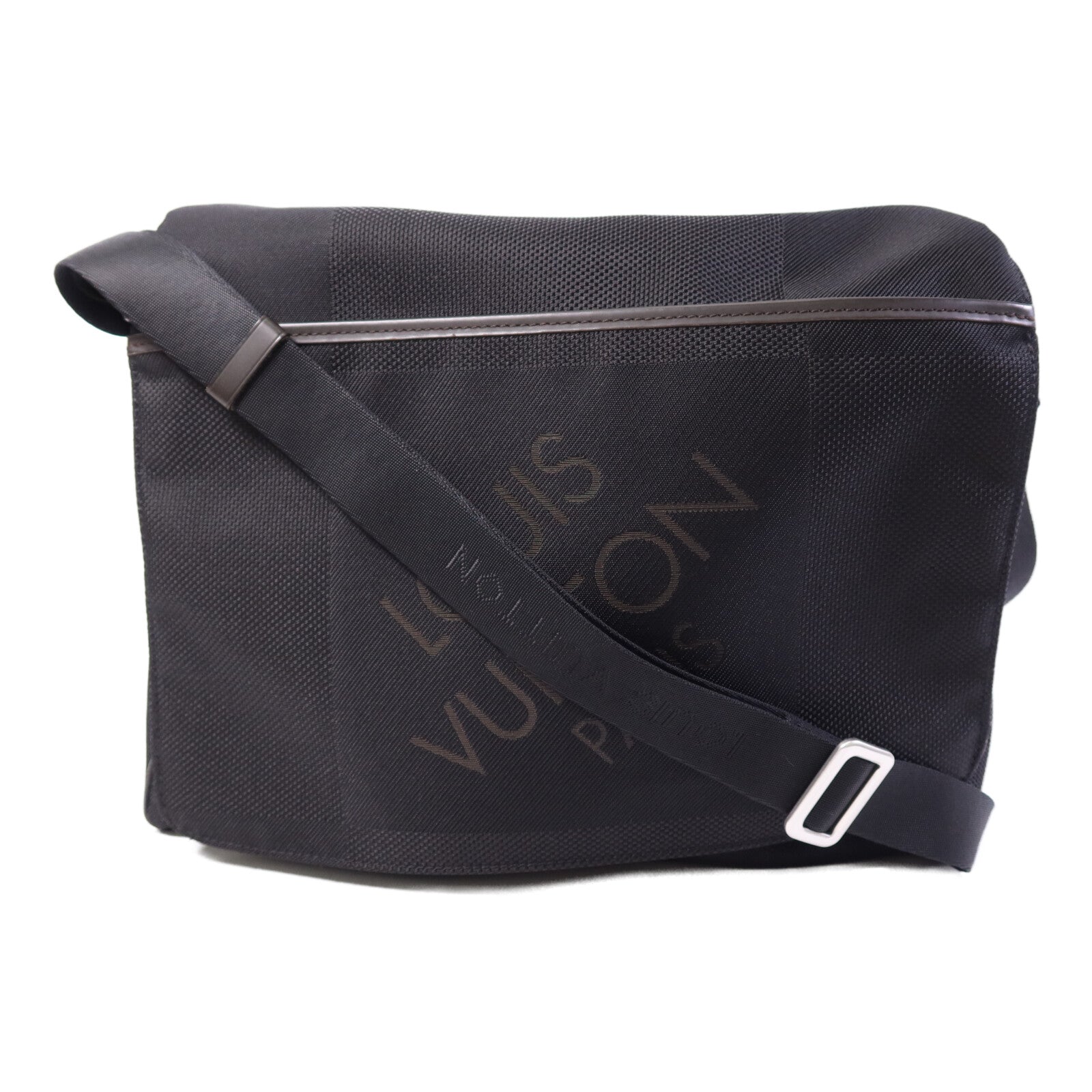 LOUIS VUITTON 【激減優惠】Damier Geant Petit Messager銀扣肩背袋